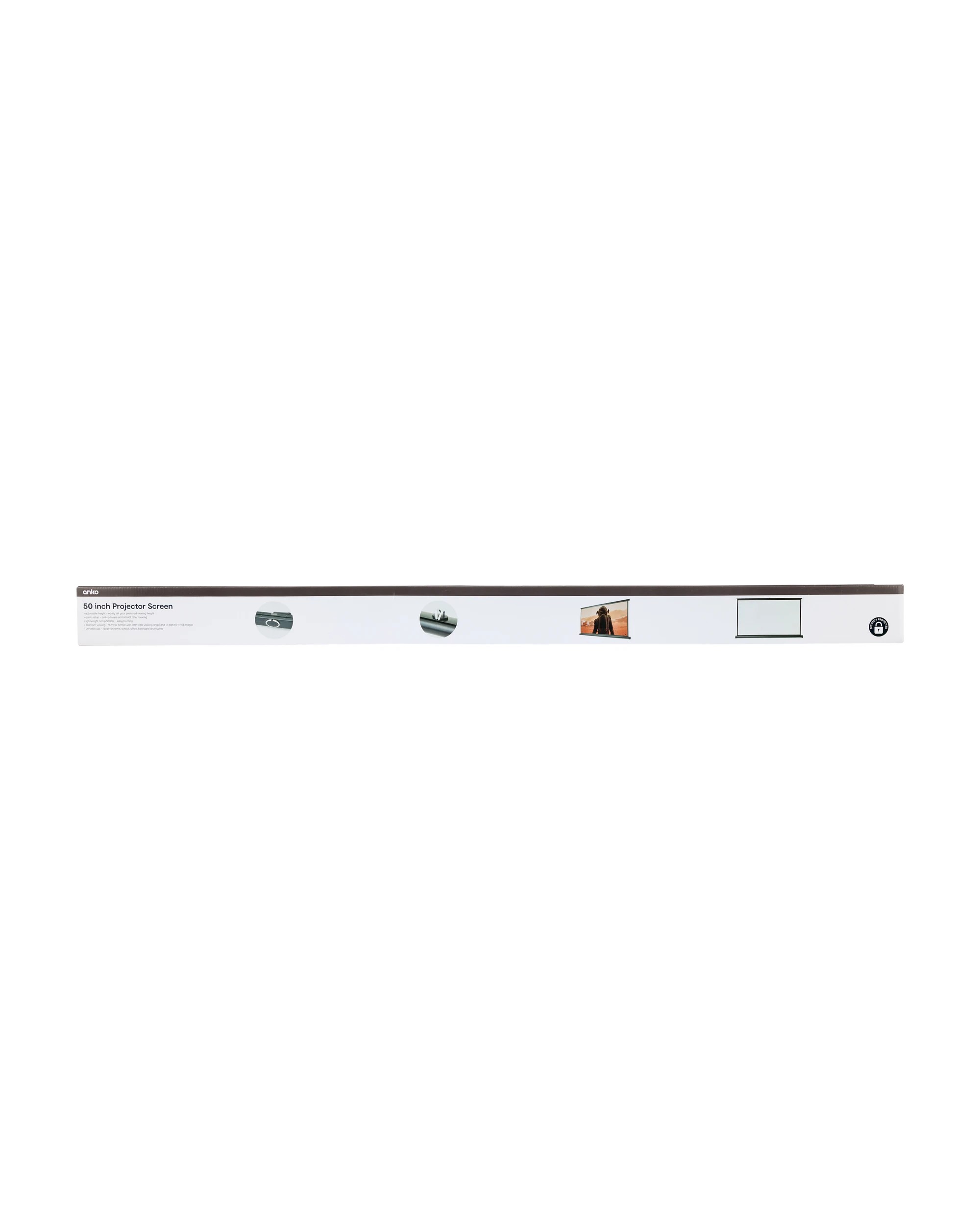 9 50in. Projector Screen, 9 of 9