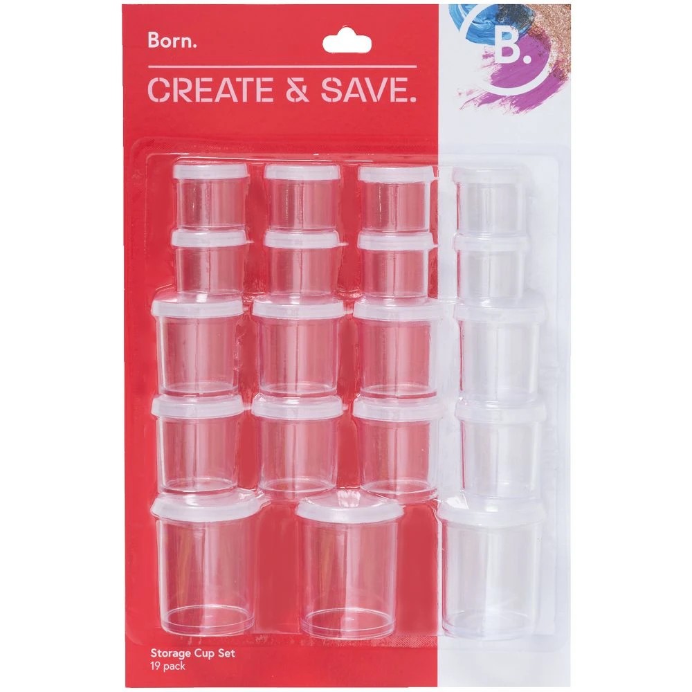 2 Born Storage Cup Set 19 Pack, 2 of 3