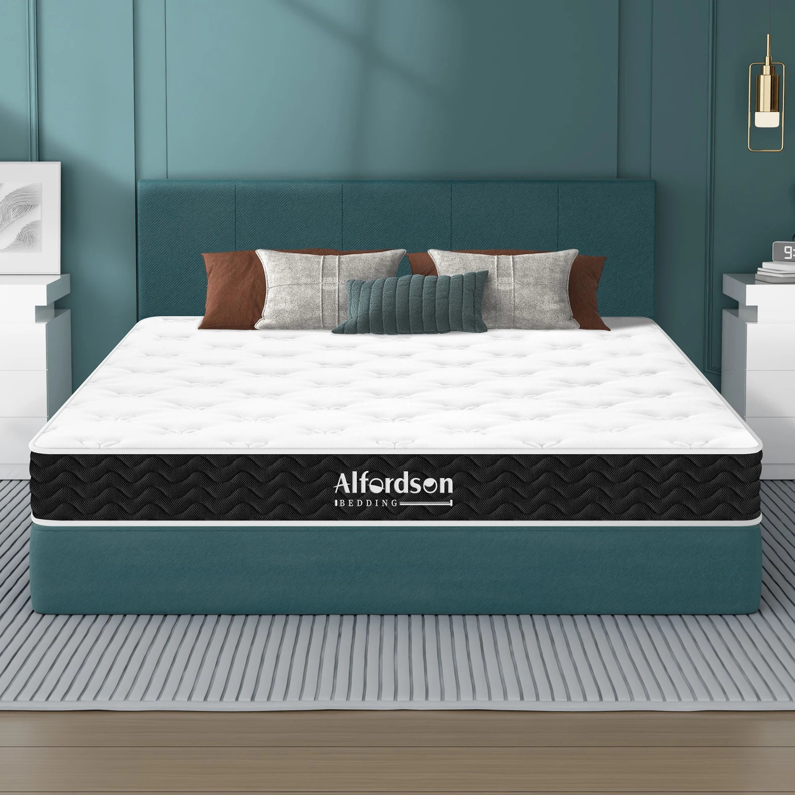 7 Alfordson Mattress 14CM Tight Top Spring Foam Bedding Medium Firm - Double Bed, 7 of 10