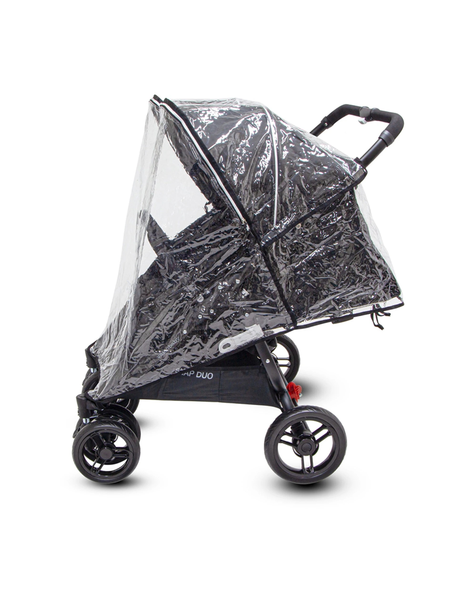 3 ValcoBaby Stroller Pram Wind Rain Cover PVC Zip For Snap Duo Elite Trend - Clear, 3 of 7