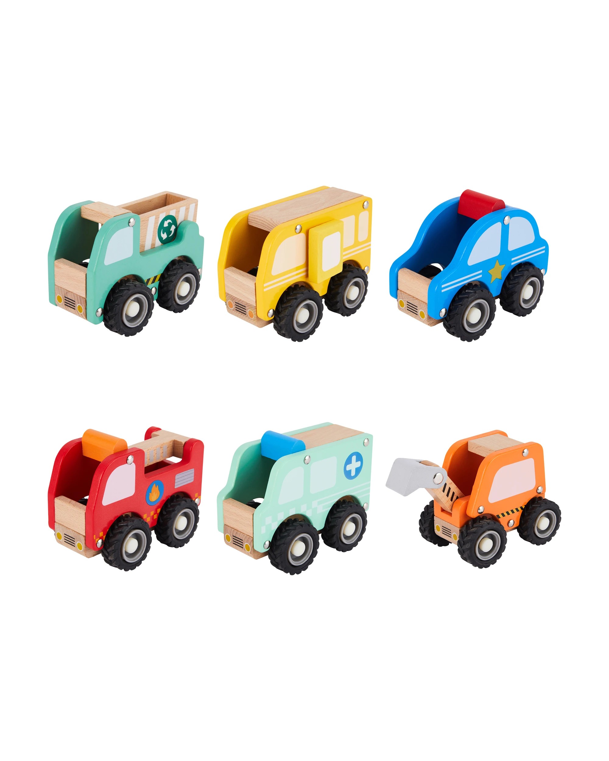 1 Wooden Vehicle Toy - Assorted, 1 of 5