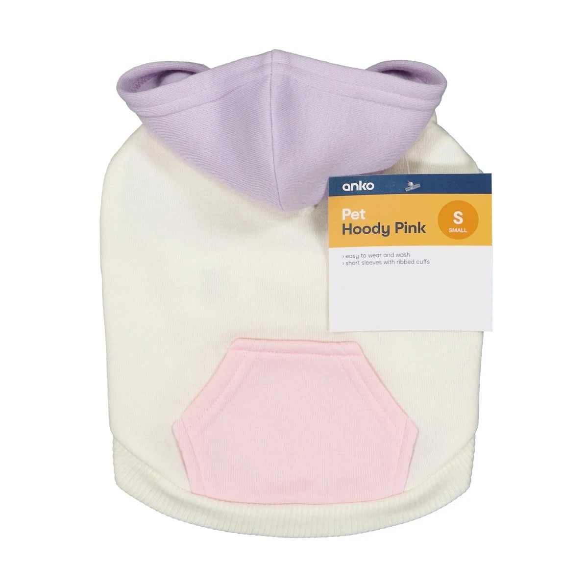 10 Pet Hoody - Small, Pink, 10 of 10