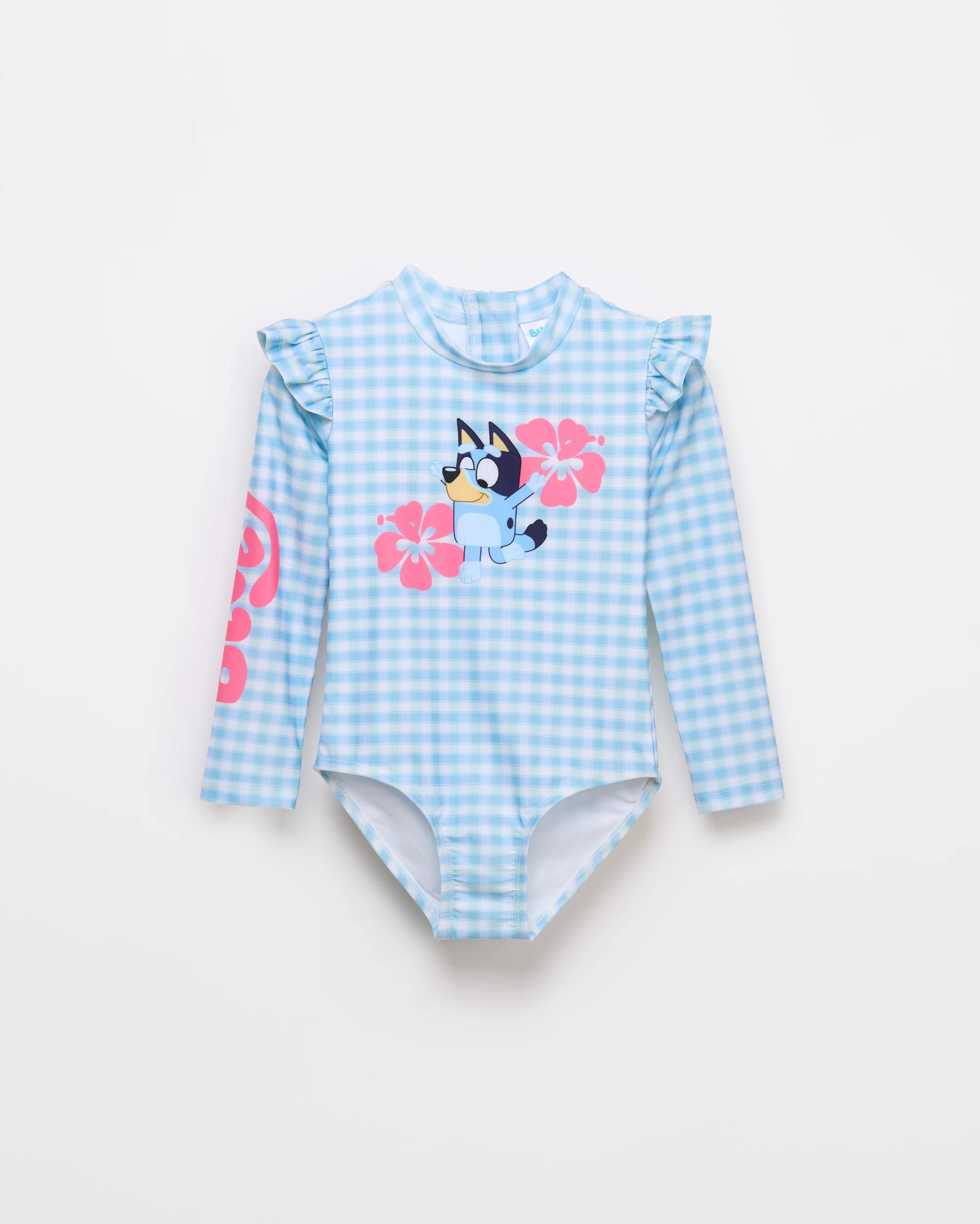 1 Disney Bluey Swim Surfsuit BLUE, 1 of 2