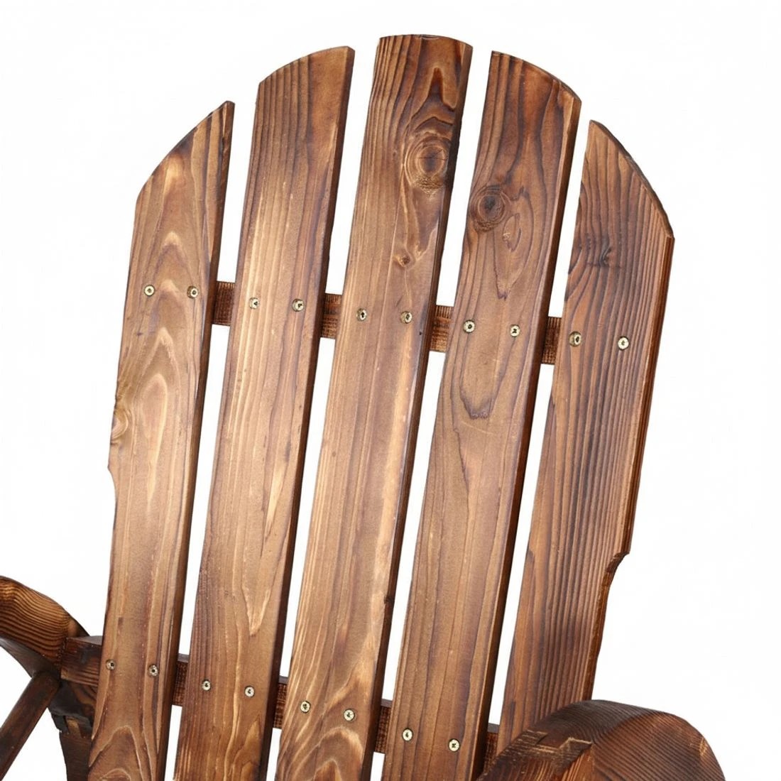 4 Gardeon Outdoor Wagon Chairs Wooden Patio Furniture Indoor Garden - Charcoal, 4 of 5