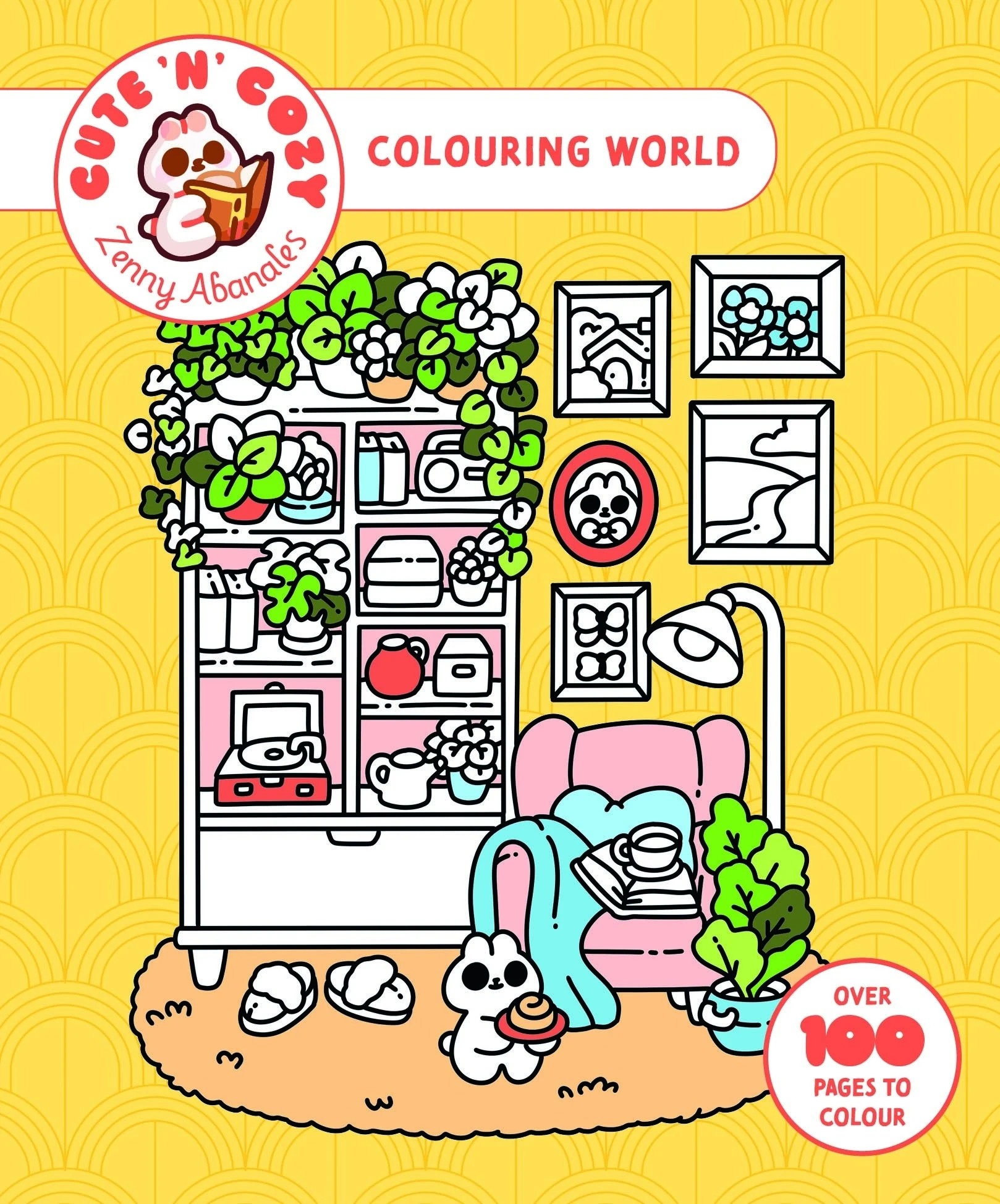 1 Cute 'n' Cosy Colouring World by Zenny Abanales - Book, 1 of 9