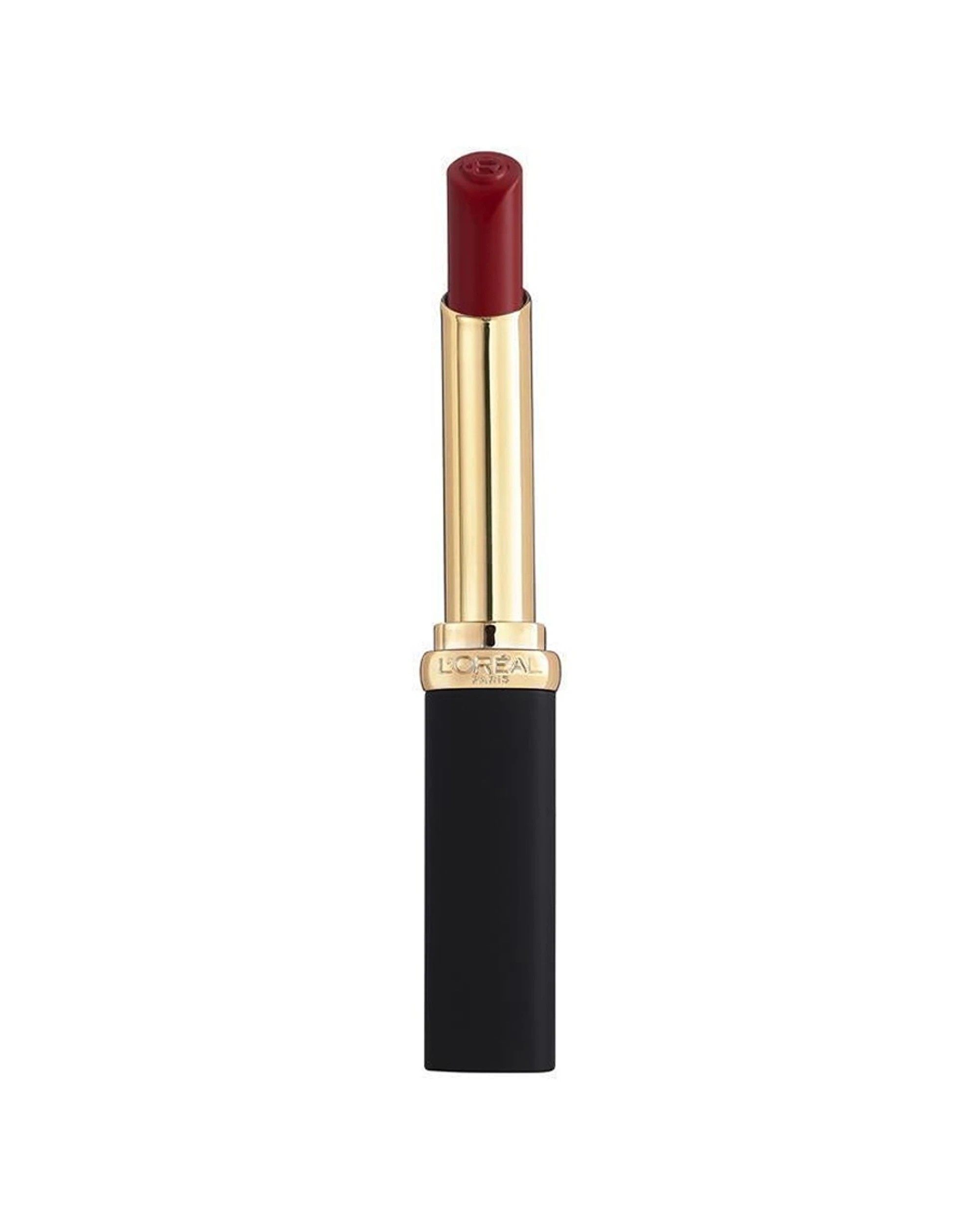 1 L'Oreal Paris Lipstick Colour Riche Intense Volume Matte 480 Plum Dominant - Purple, 1 of 4