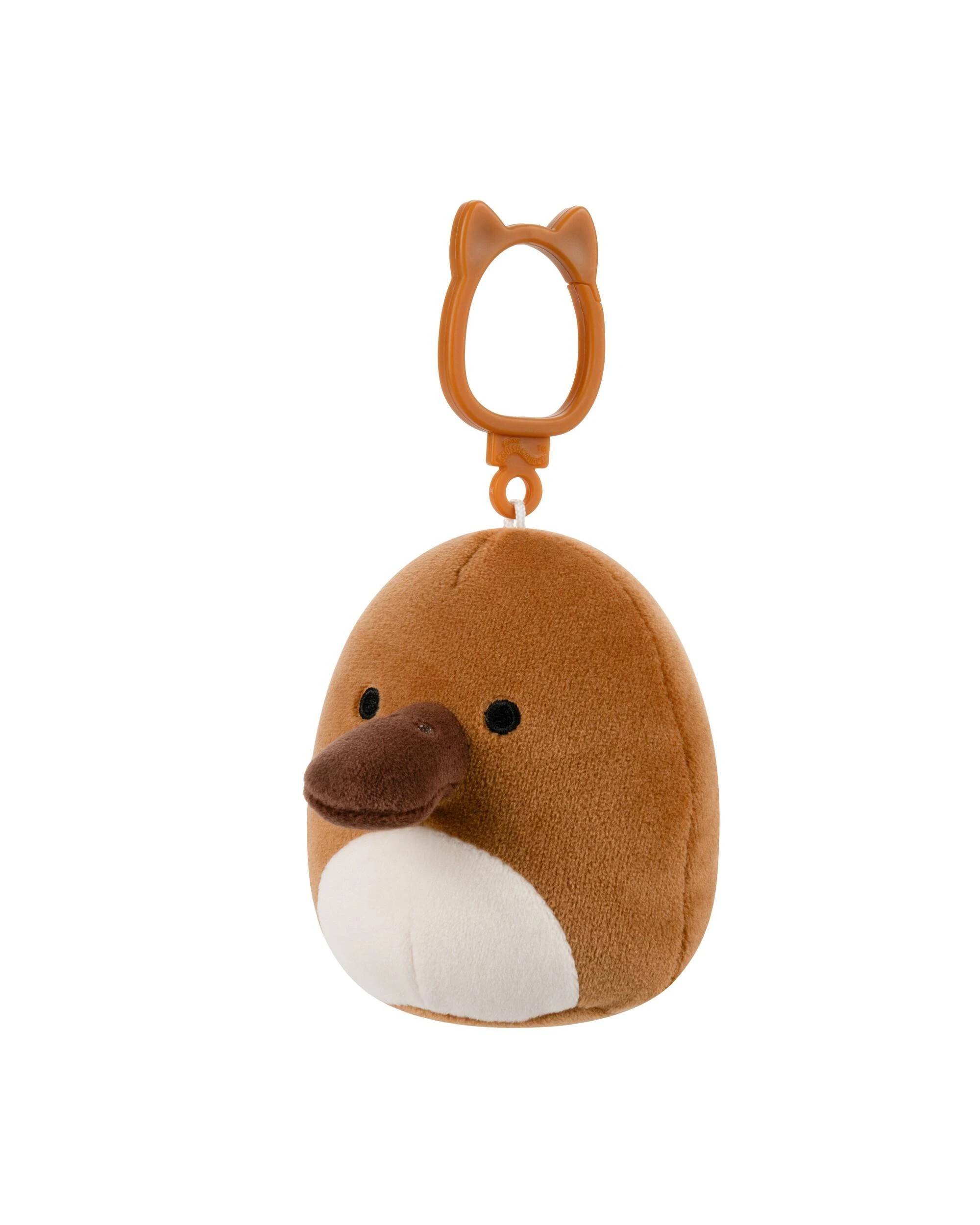 4 Squishmallows Santino the Platypus 3.5 inch Clip-On Plush - Brown, 4 of 6