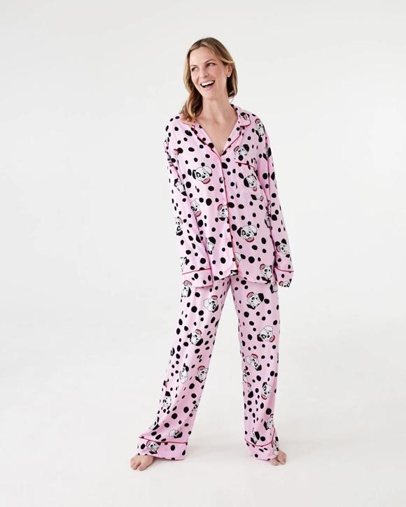 101 Dalmatians License Long Sleeve Top and Pants Woven Pyjama Set