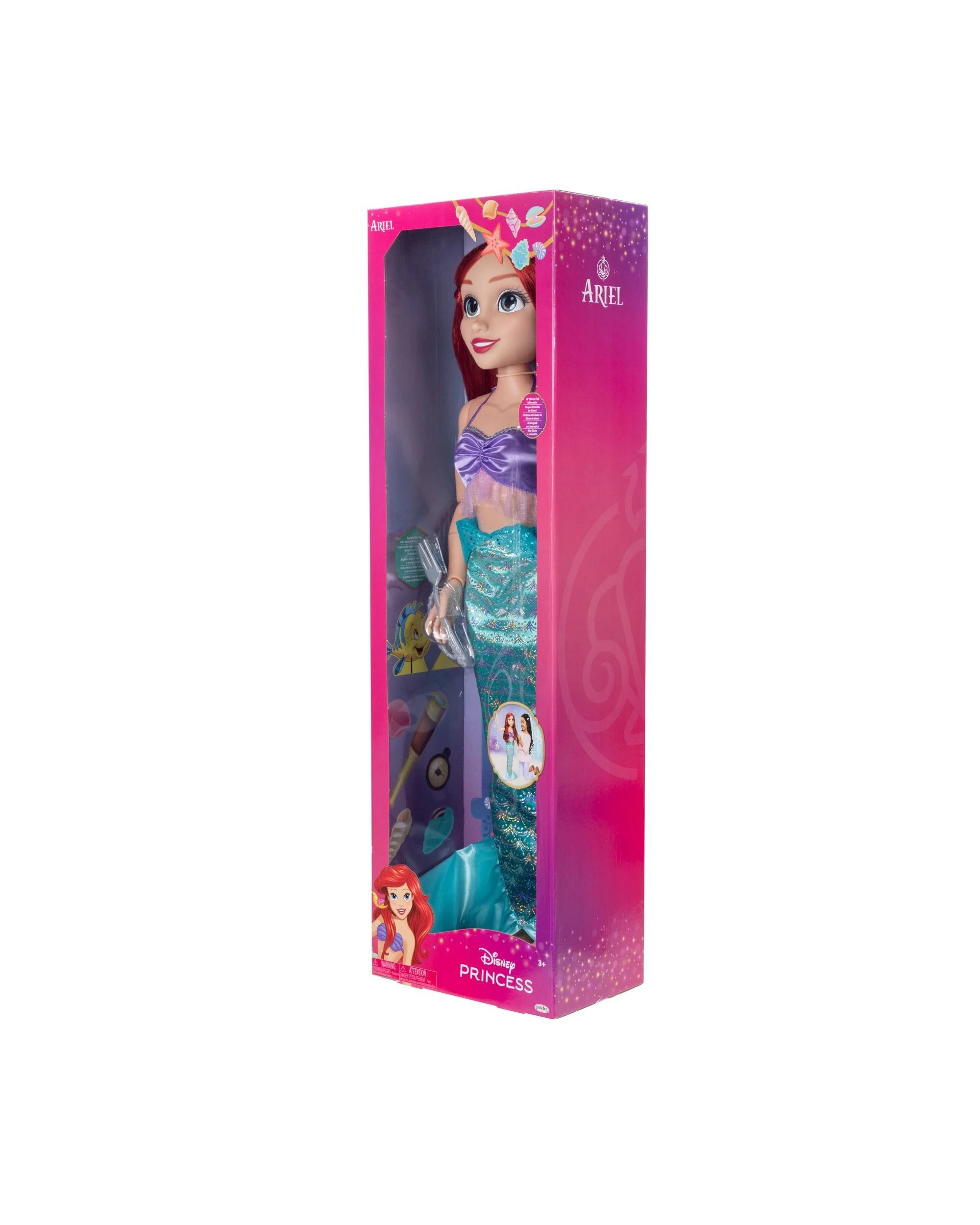 6 Disney Princess Playdate Ariel 32 inch Doll, 6 of 7