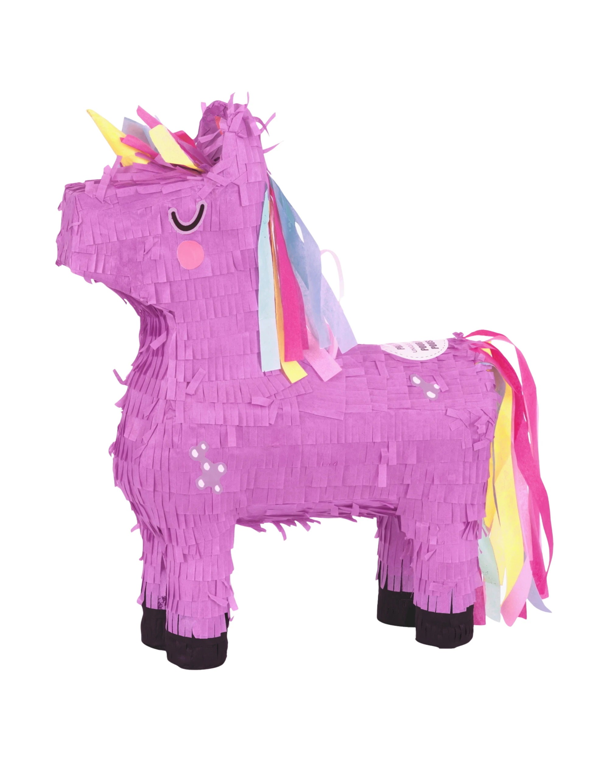1 Unique Mini Fuchsia Unicorn Pinata, 1 of 2
