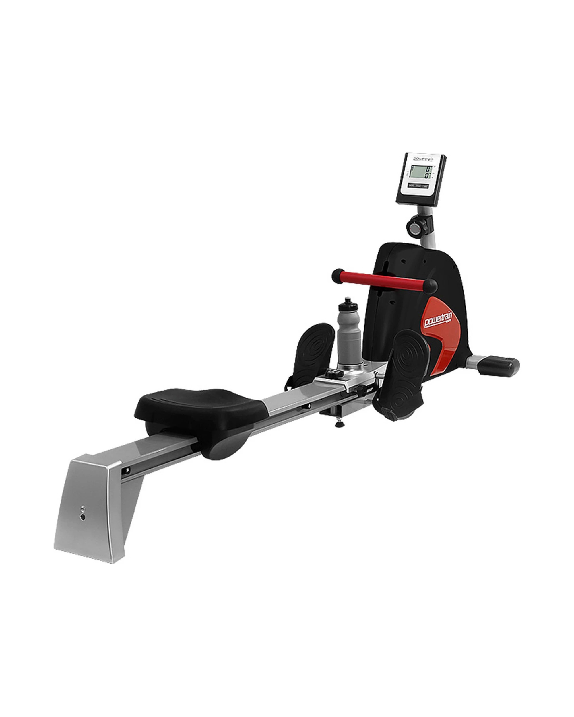 1 Powertrain Magnetic Flywheel Rowing Machine Cardio Exercise - Black, 1 of 10