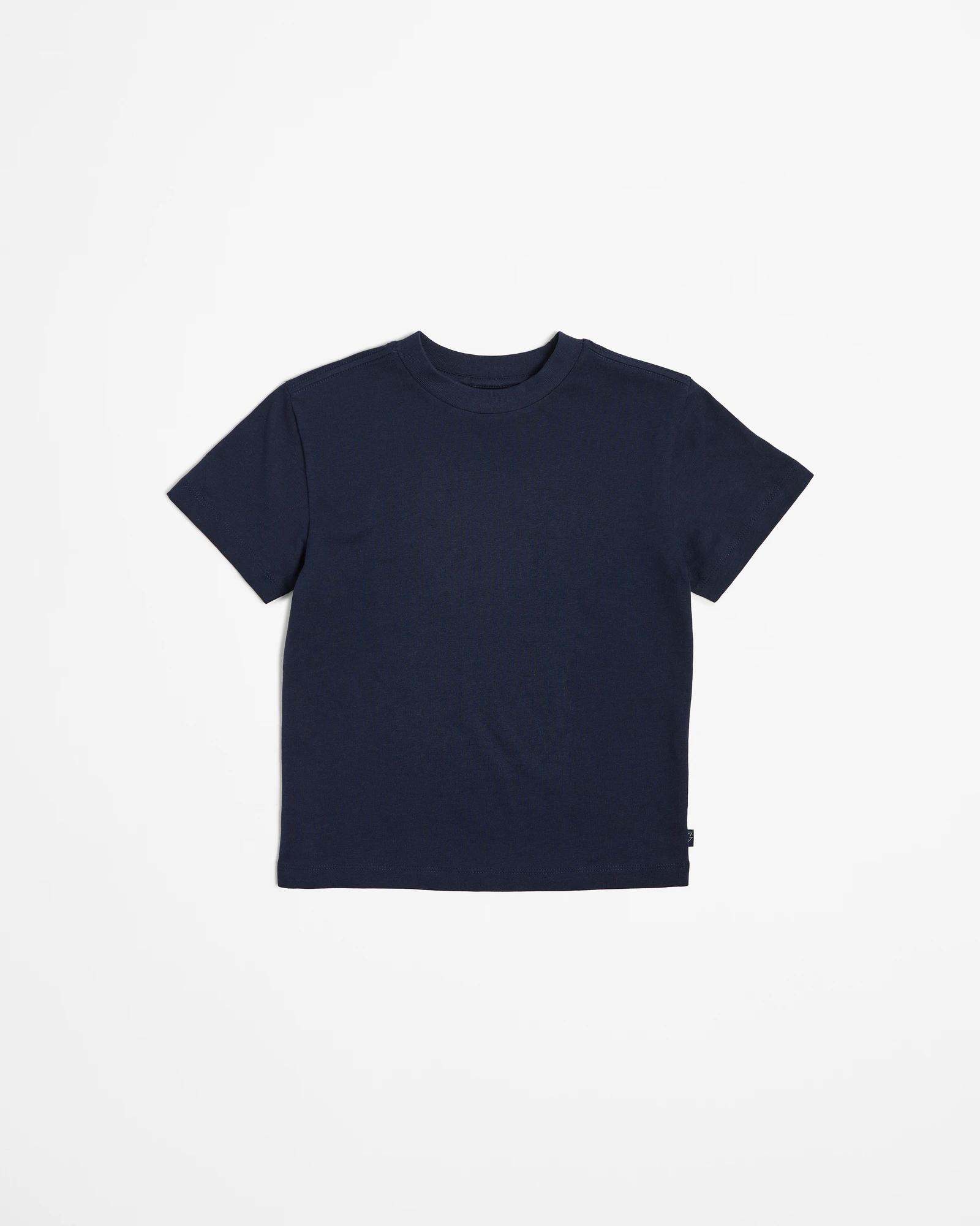 5 Target Australian Cotton Short Sleeve Heavyweight Top 2 Pack NAVY BLUE, 5 of 5