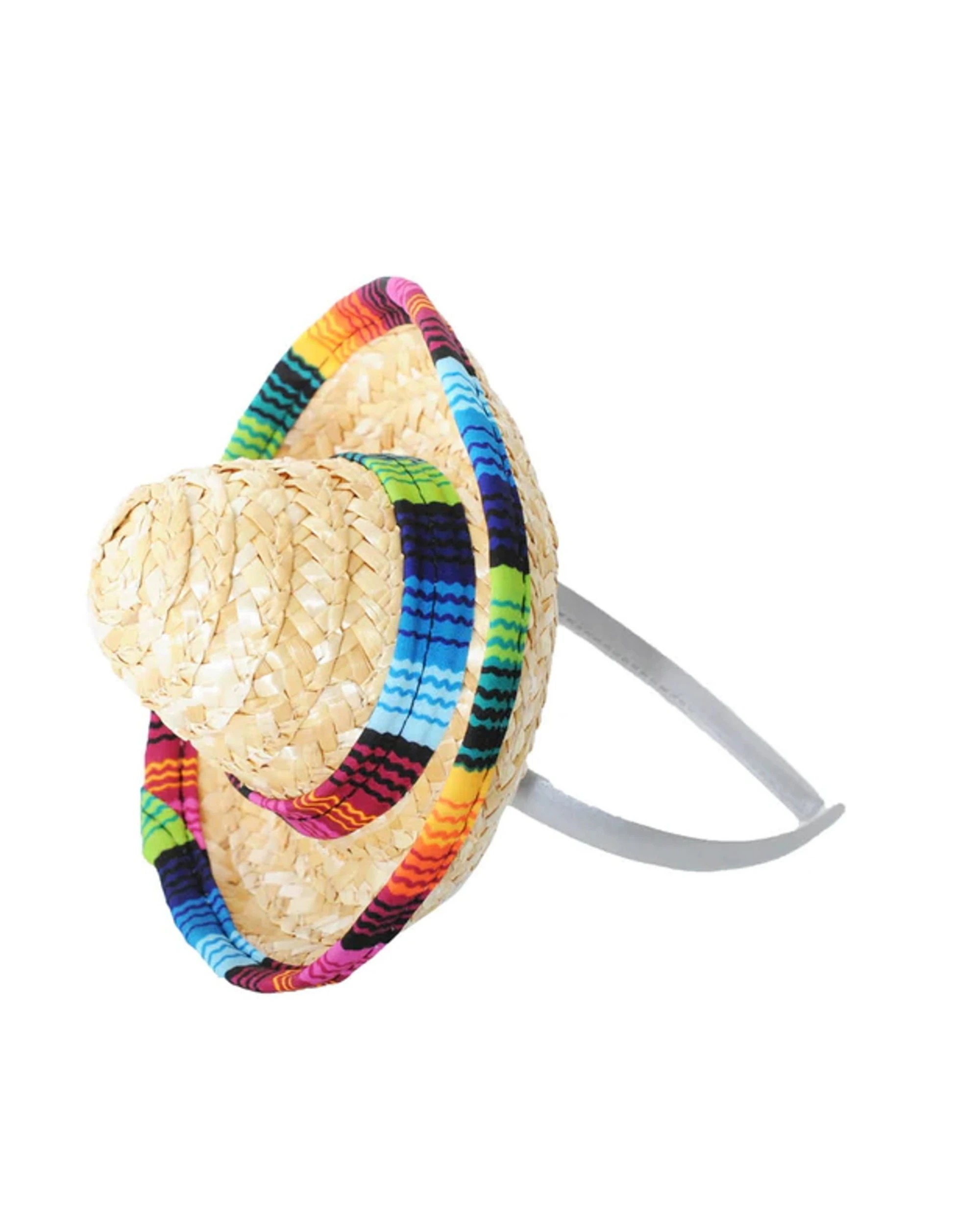 2 JD Party Fiesta Woven Sombrero Headband - One Size - Natural, 2 of 2