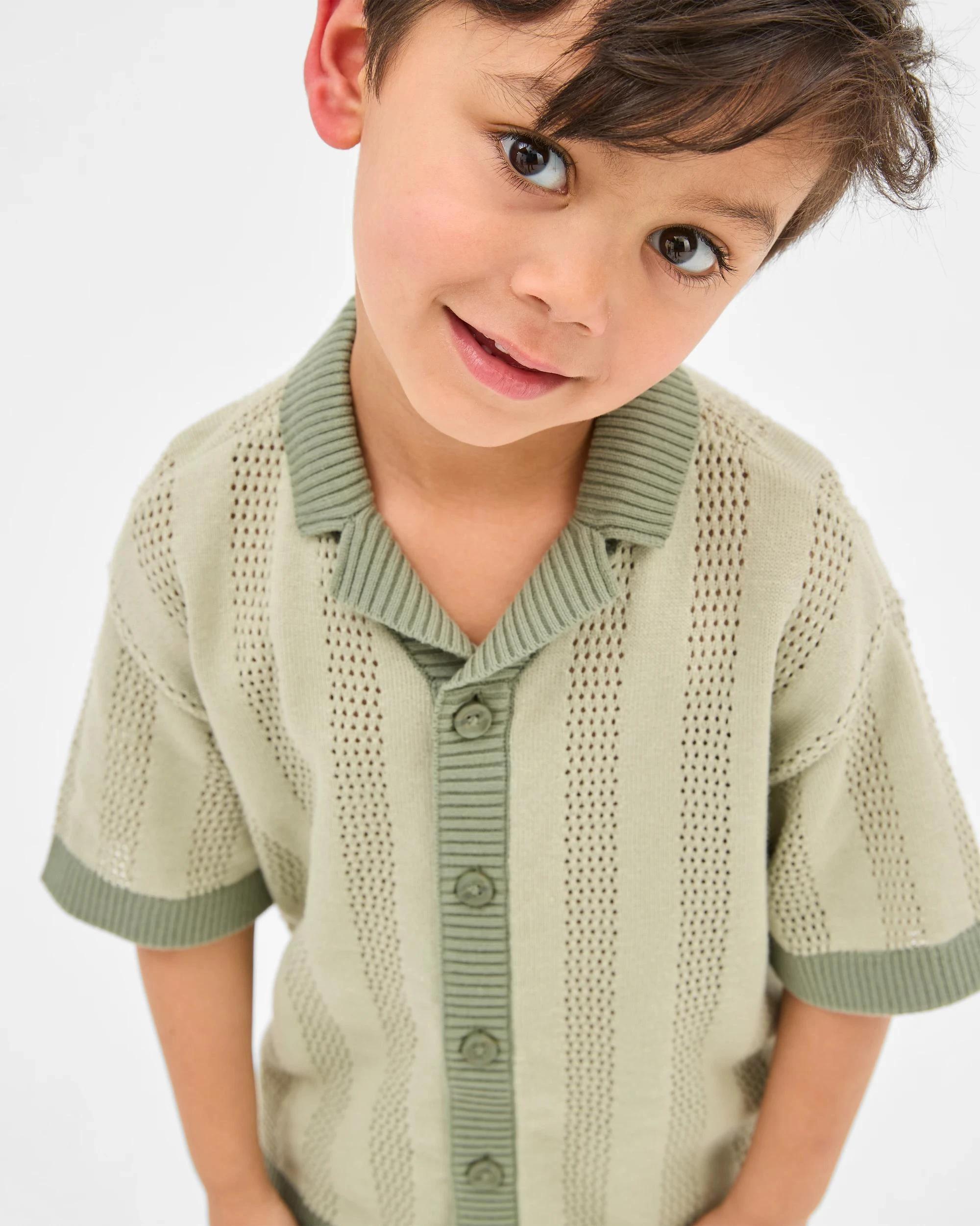 1 Target Australian Cotton Knit Shirt KHAKI, 1 of 6