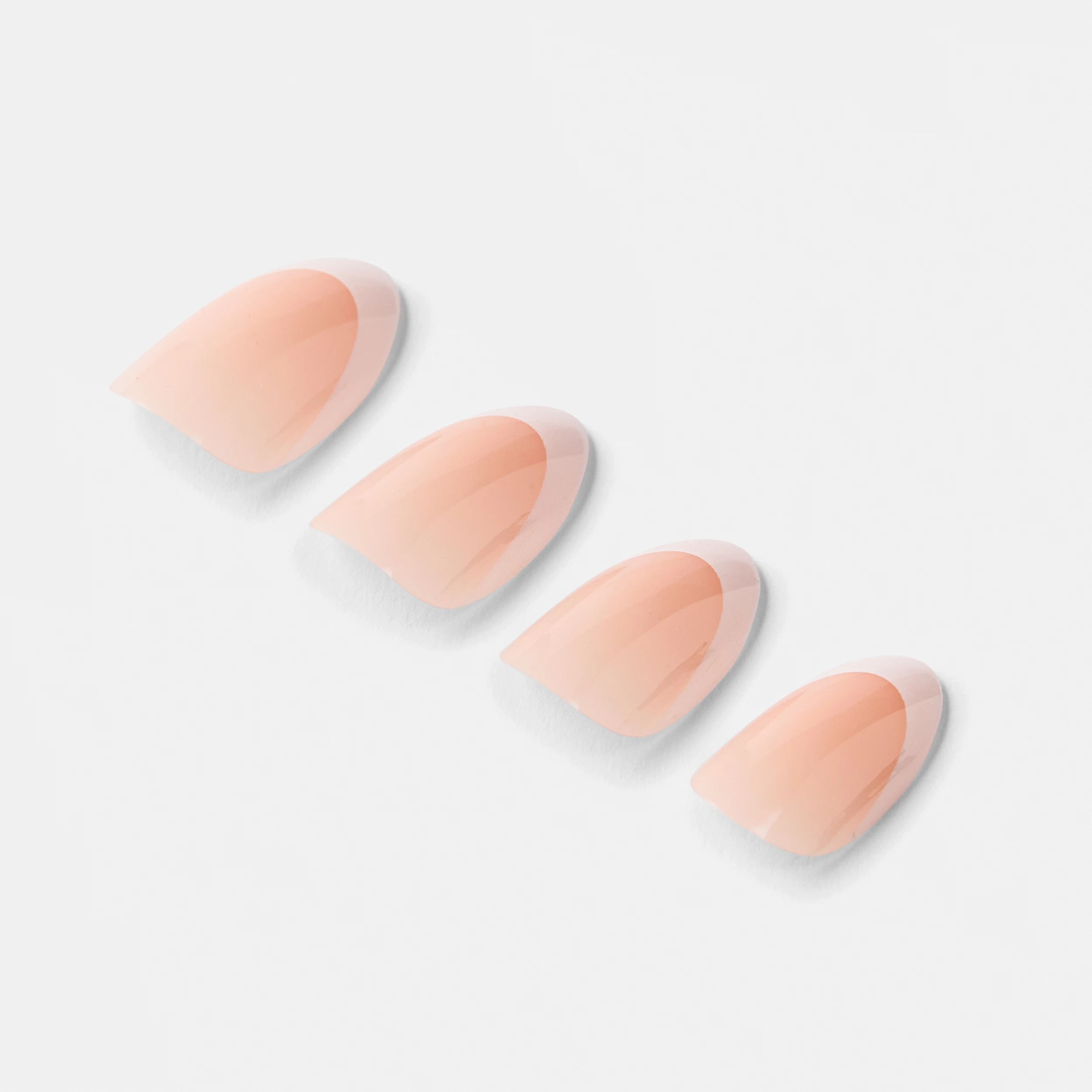 5 OXX Cosmetics 24 Pack Artificial Nails with Adhesive - Almond Shape, French Tip, 5 of 5