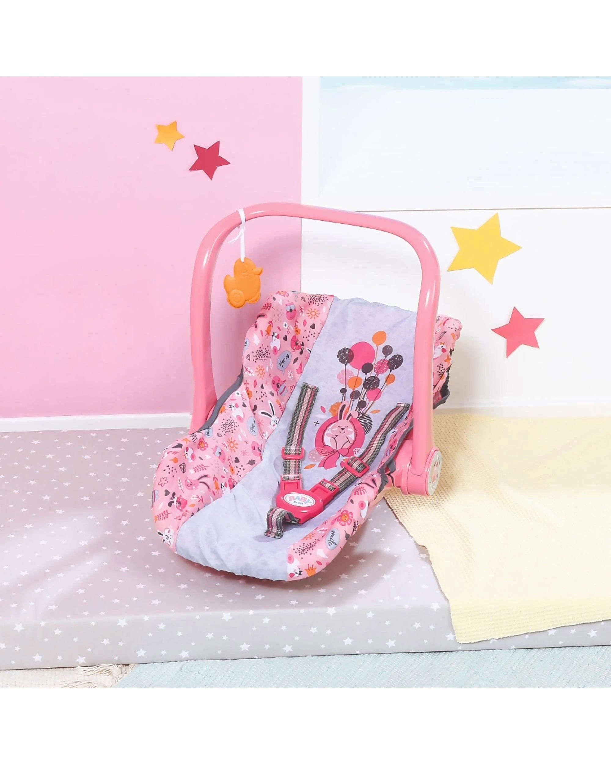 3 Baby Born Comfort Seat - Pink, 3 of 8