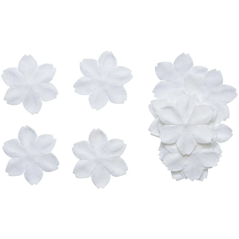 2 Born Paper Flowers 45mm White 20 Pack, 2 of 2