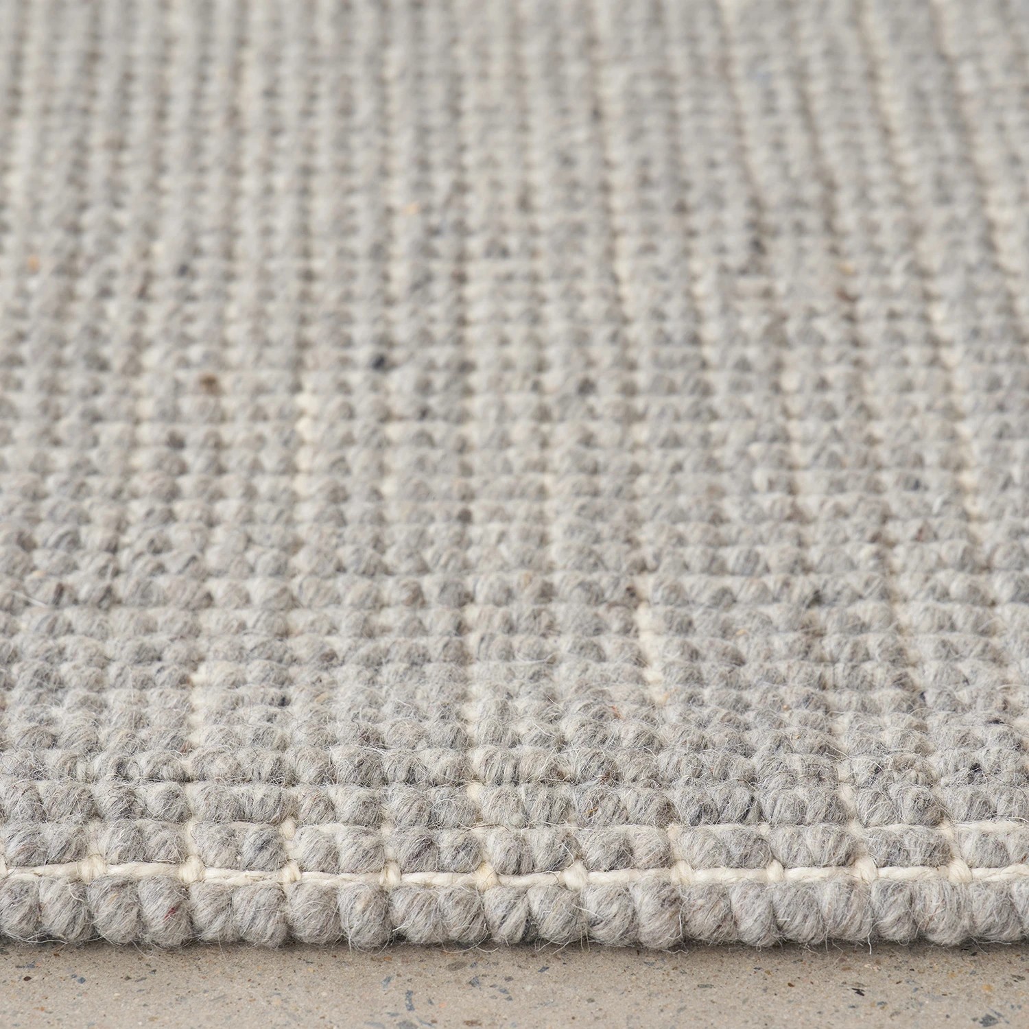 5 Common Ground Rugs Cadence Parker 400x80cm - Large Runner Hand Loomed Wool & Jute Rug - Grey, 5 of 6