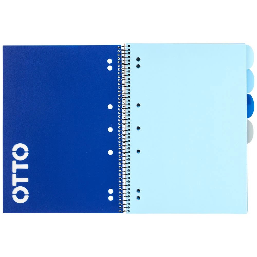 3 Otto A4 5 Subject Notebook 250 Page Navy, 3 of 4