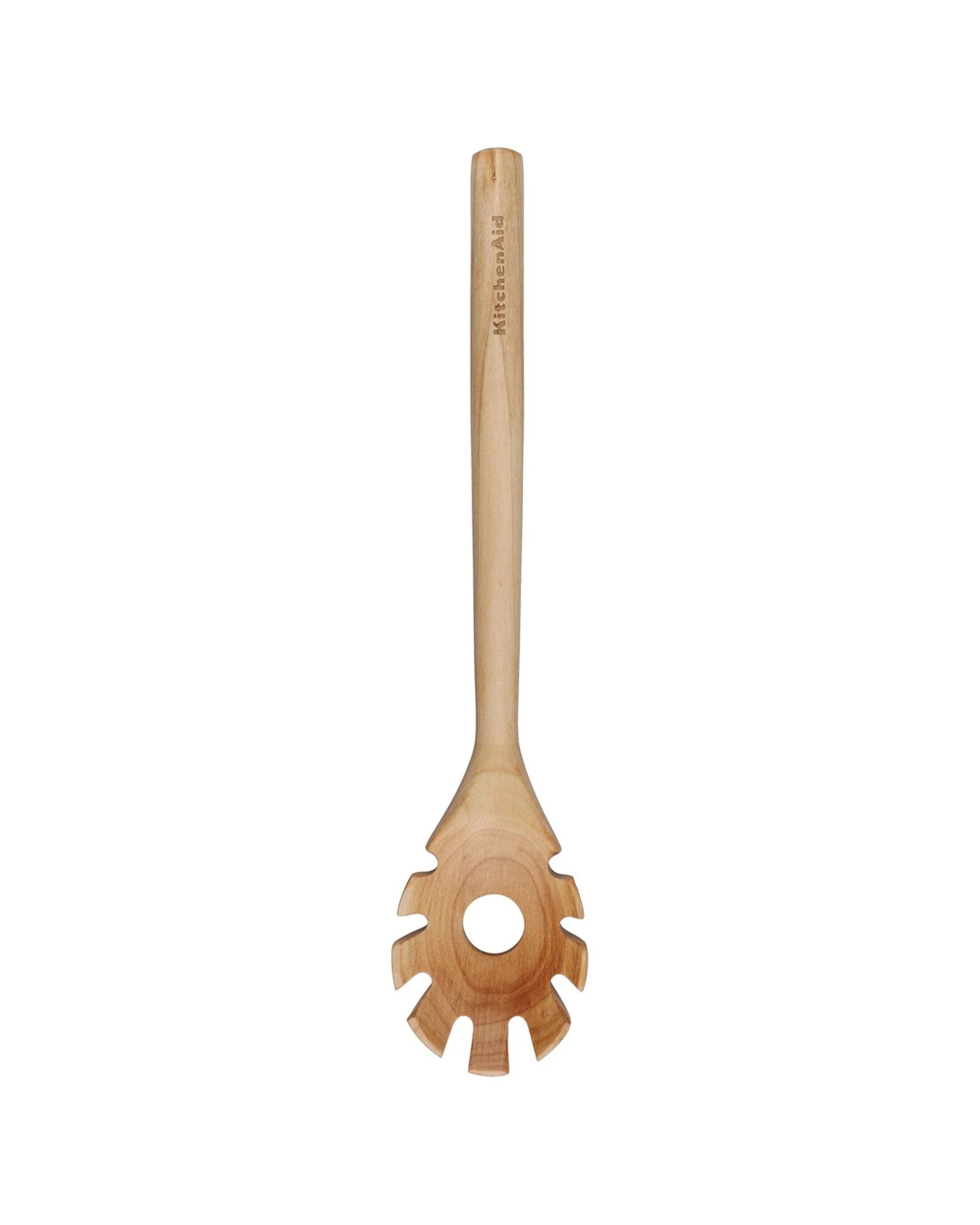 2 KitchenAid 2PK Maple Wood Pasta Fork Cooking Utensil 32cm - Brown, 2 of 4