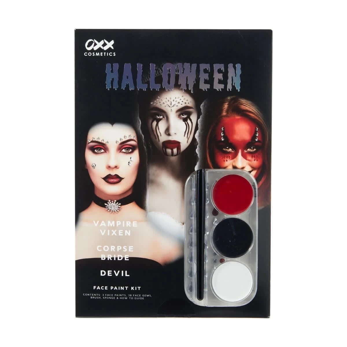 1 OXX Cosmetics Halloween Face Paint Kit, 1 of 5