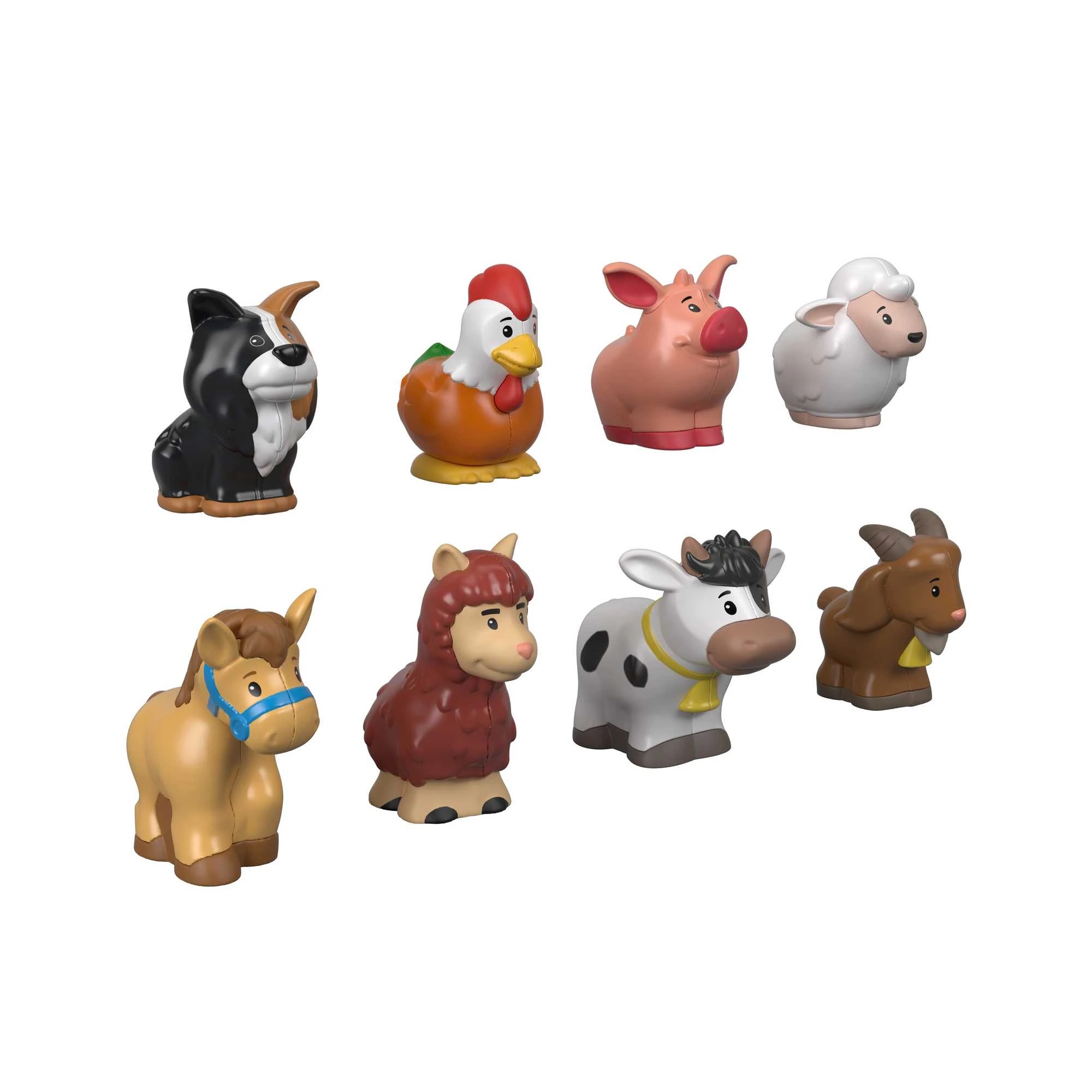 2 8-Piece Fisher-Price Little People Farm Animal Friends Figure Set, 2 of 5