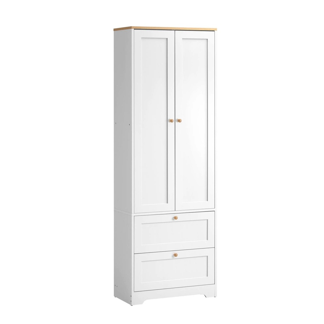 7 Oikiture Buffet Sideboard Storage Cabinet Kitchen Cupboard Wardrobe
 - White, 7 of 10