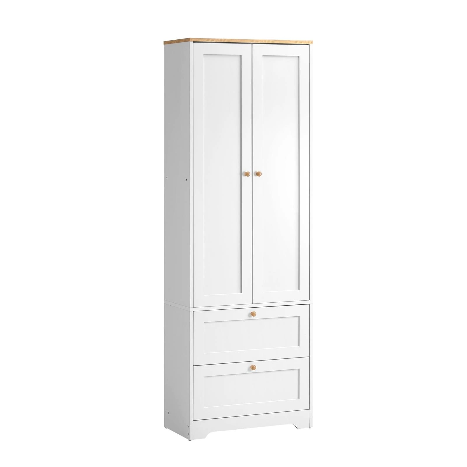 6 Oikiture Buffet Sideboard Storage Cabinet Kitchen Cupboard Wardrobe
 - White, 6 of 9