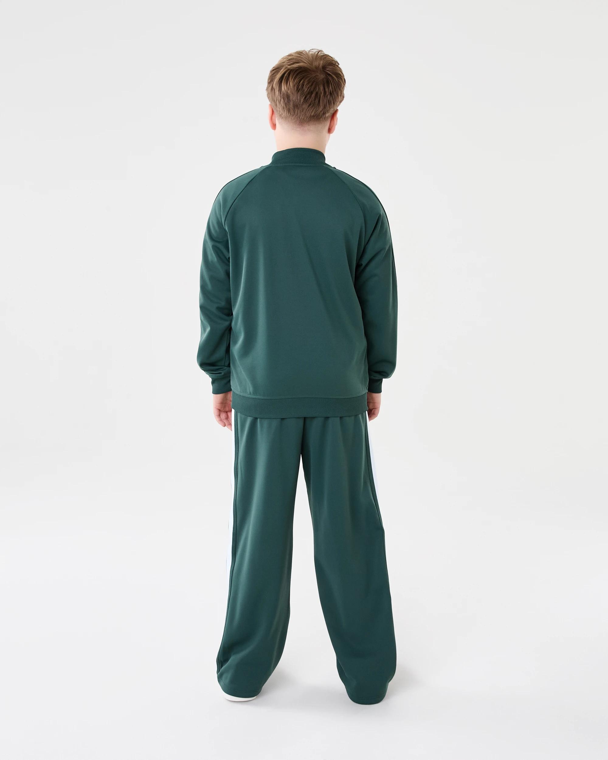 10 Tricot Zip Through Sweatshirt Grn Globe, 10 of 10