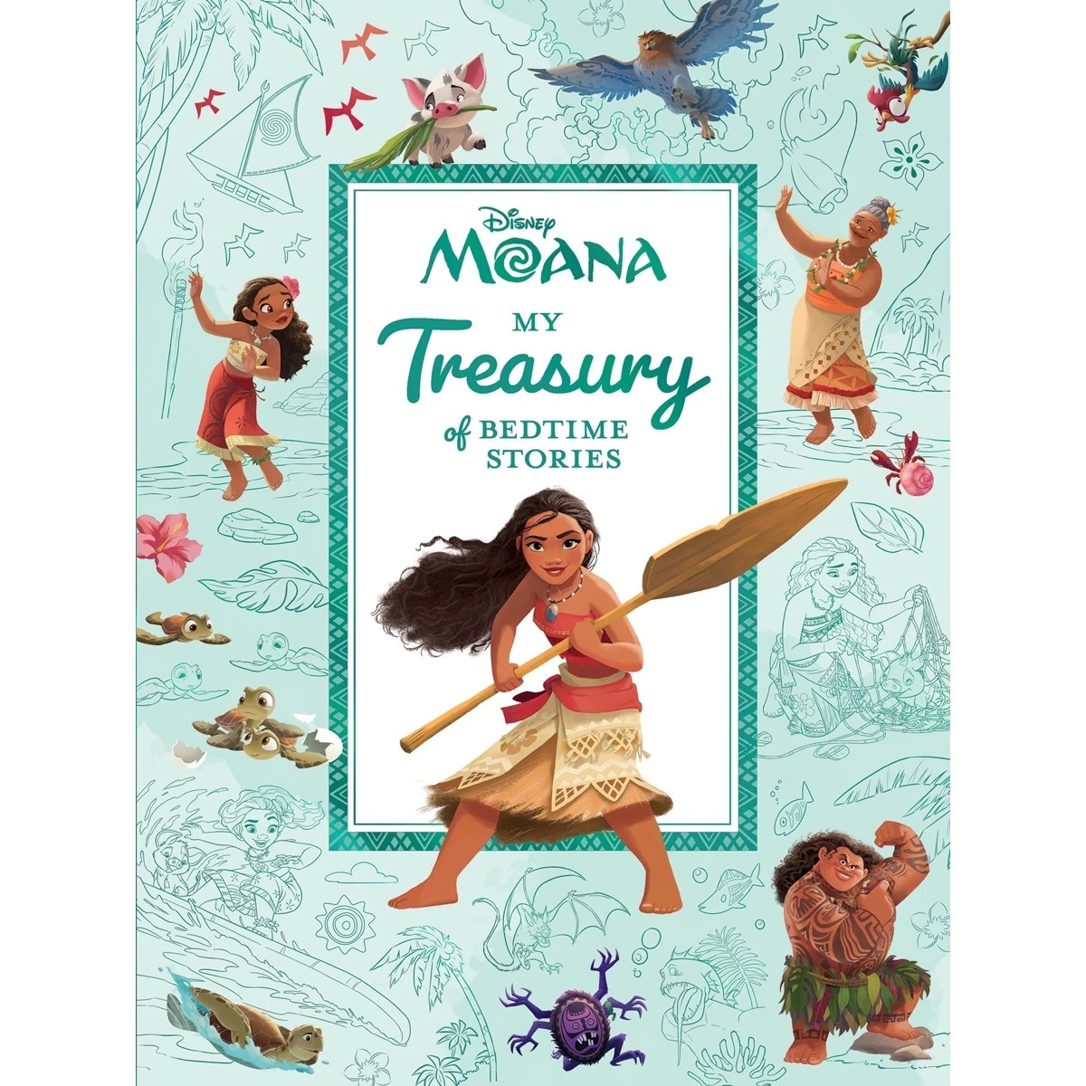 1 Disney Moana: My Treasury of Bedtime Stories - Book, 1 of 3