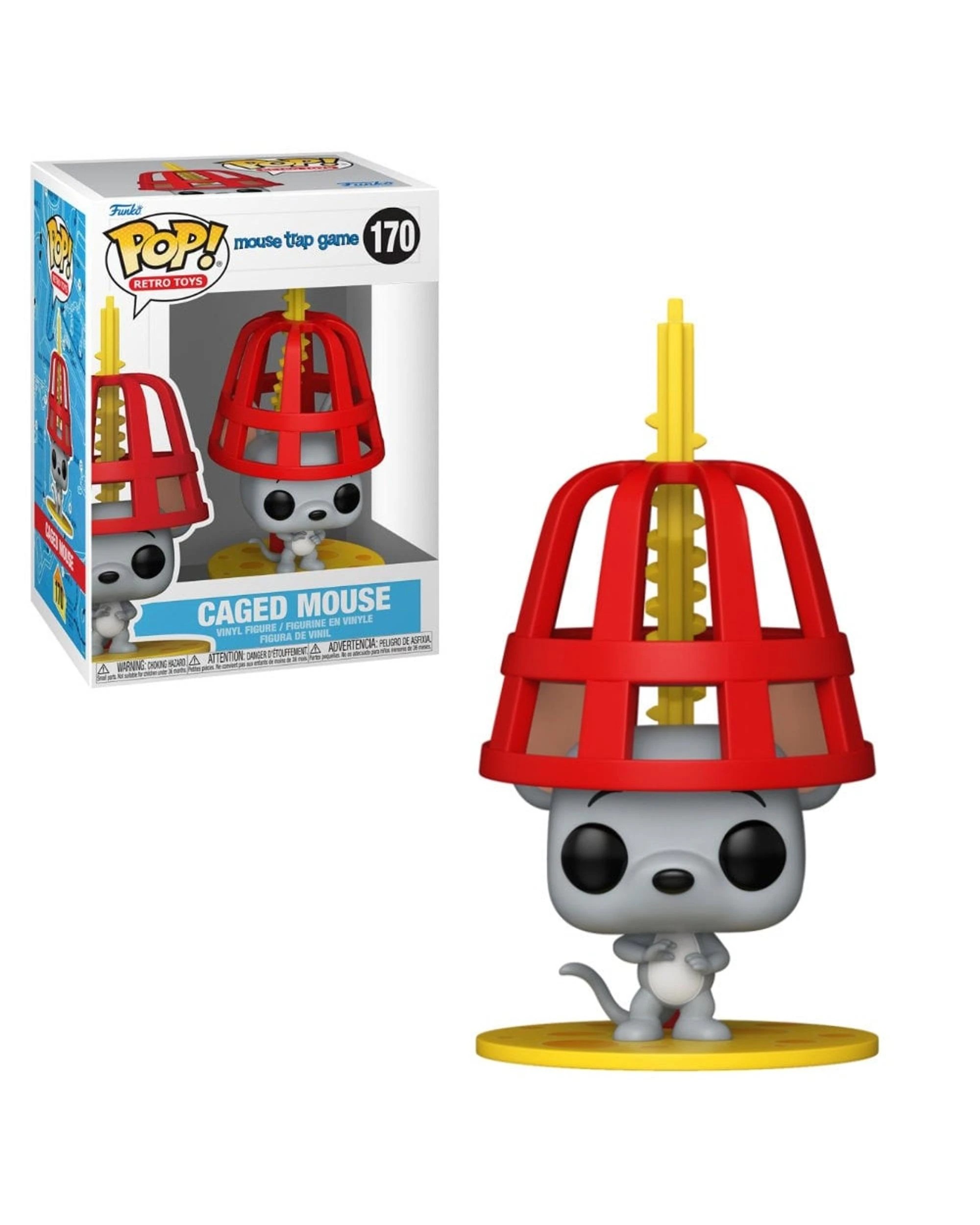 1 Mouse Trap Game Caged Mouse Funko POP! Vinyl, 1 of 3