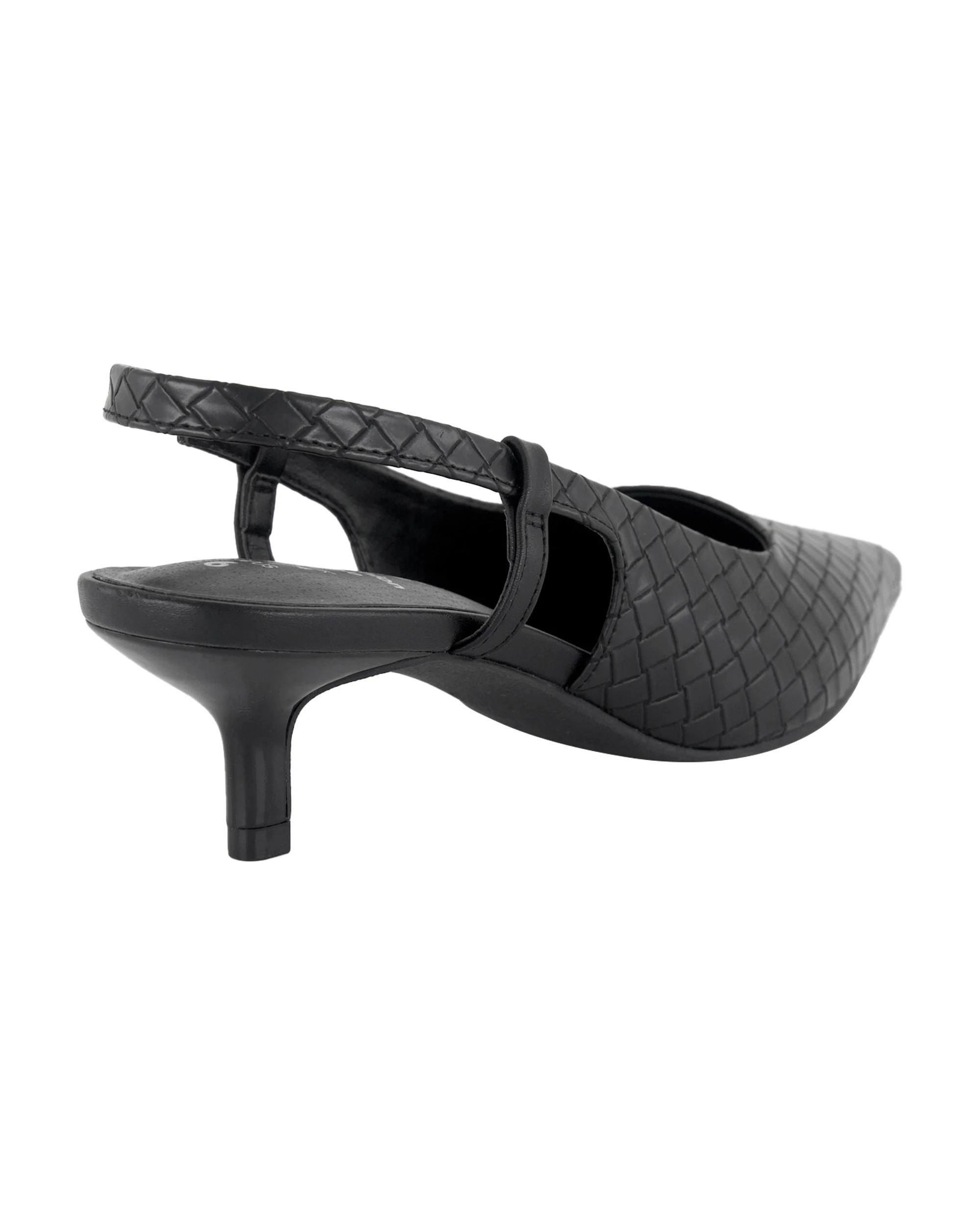 4 Slingback Kitten Heels Black, 4 of 5
