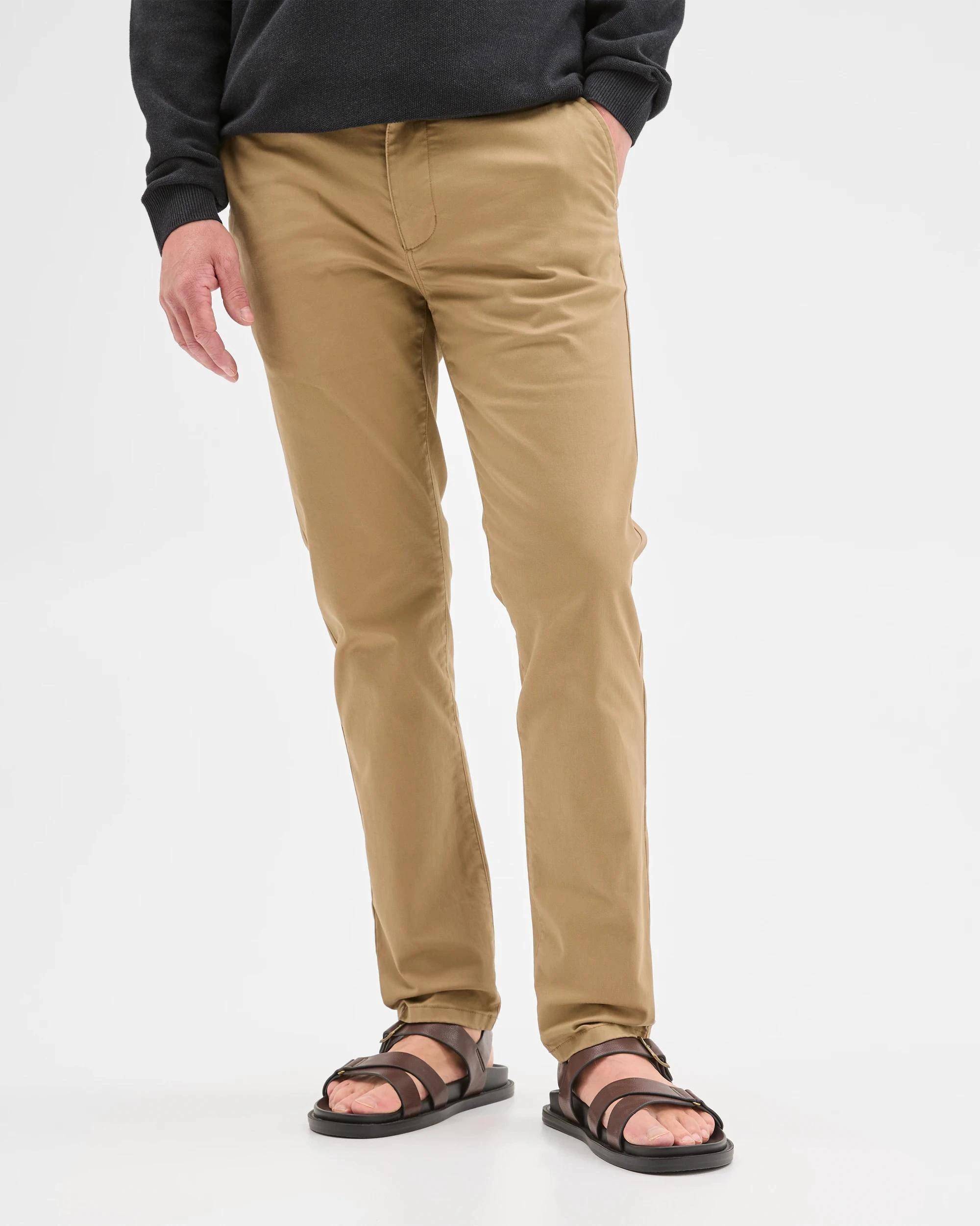 2 Target Australian Cotton Slim Chino Pants SEPIA TINT, 2 of 6