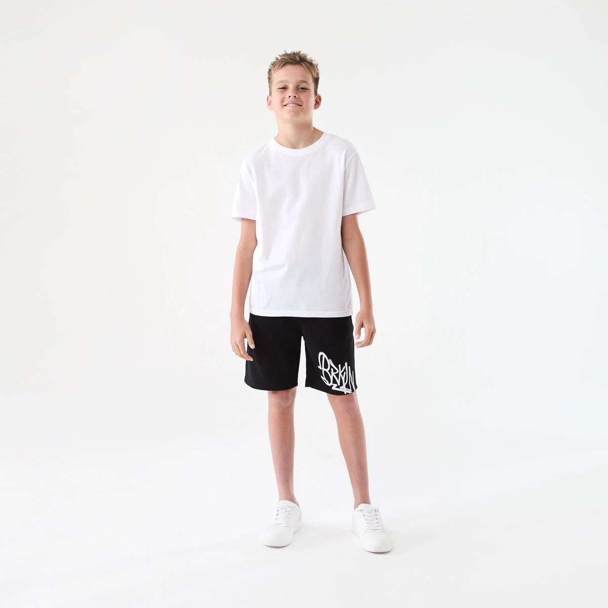 6 Printed Knit Shorts BLACK, 6 of 7