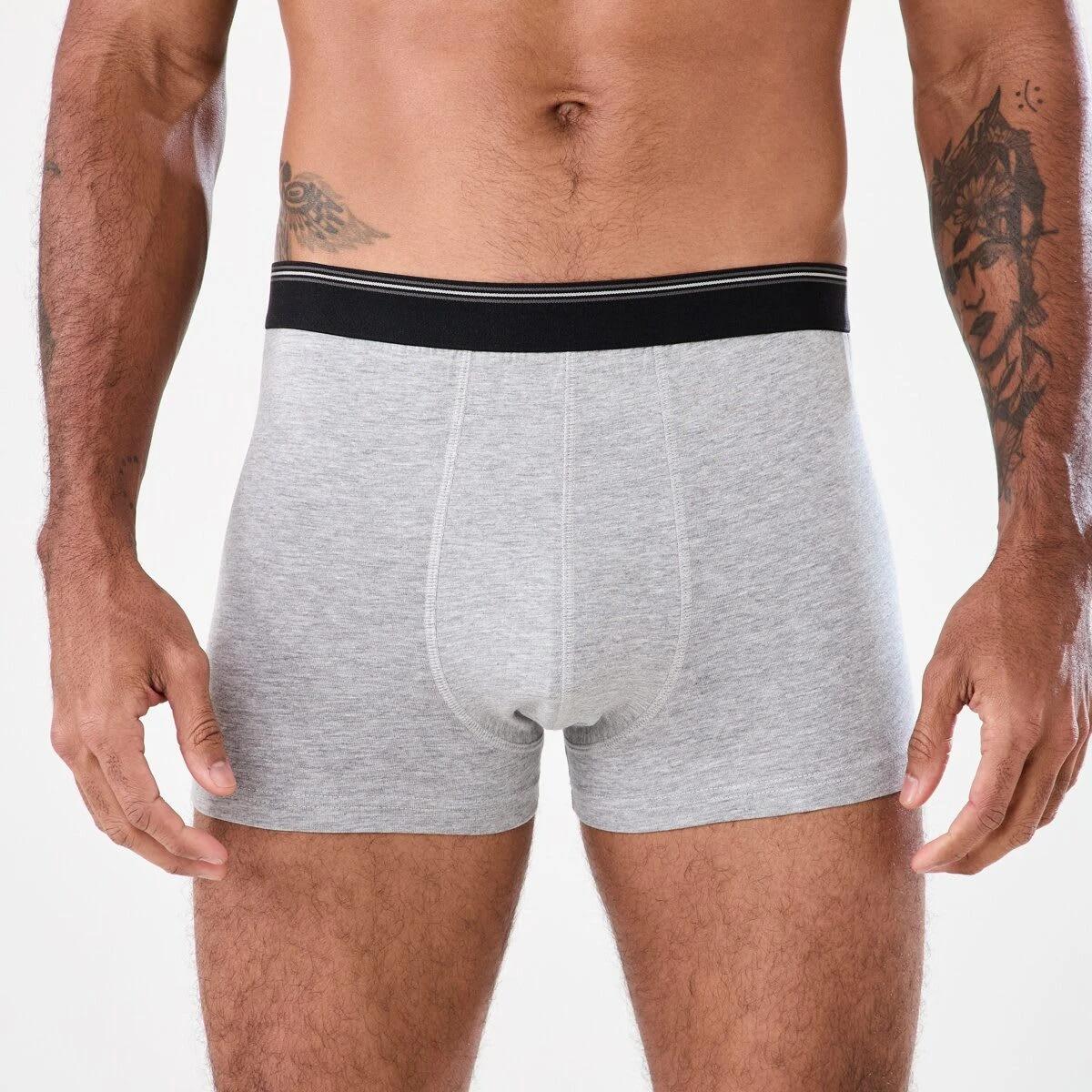 3 2 Pack Plain Trunks GREY TARMAC, 3 of 6