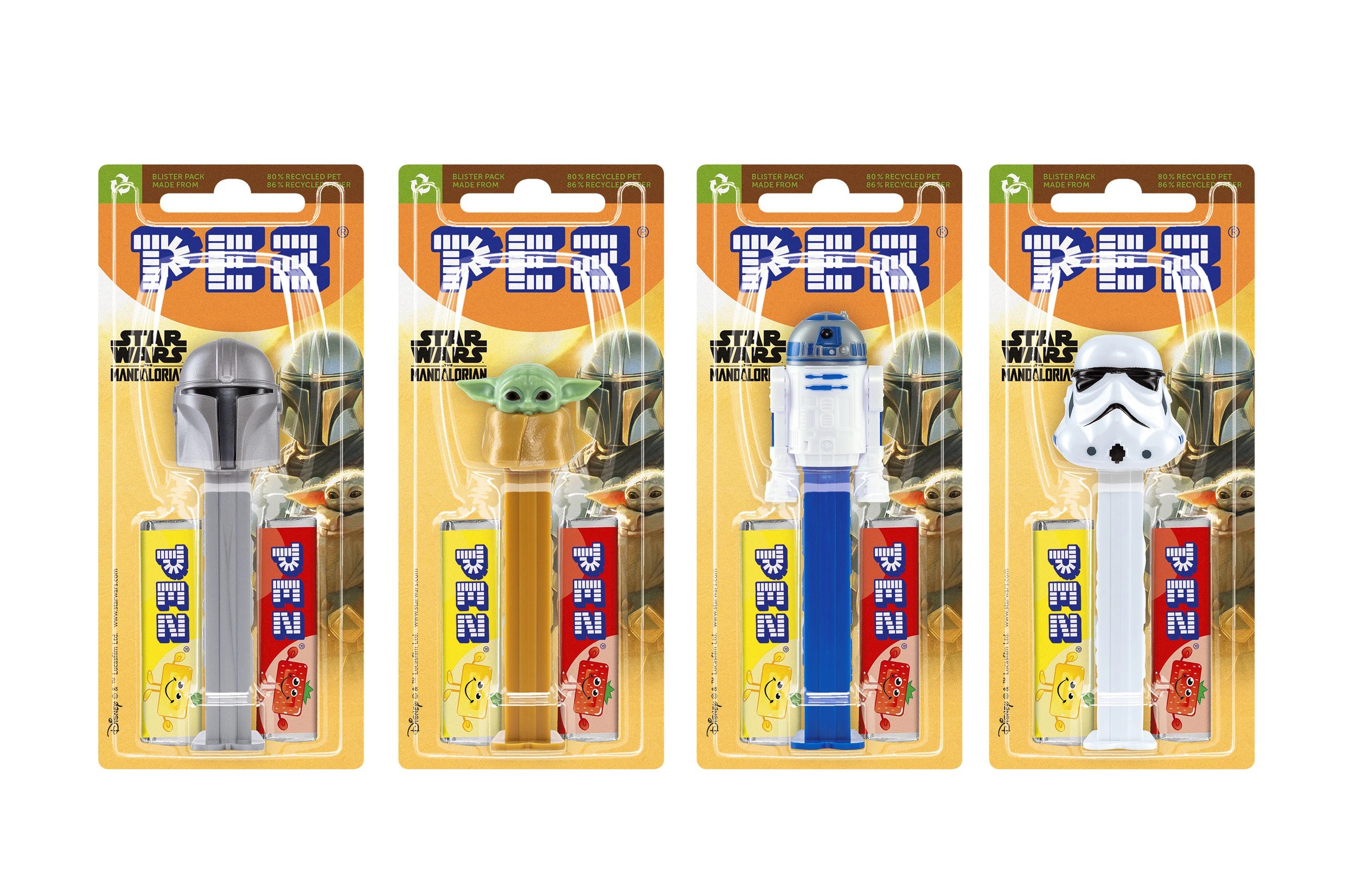1 Star Wars Mandalorian PEZ Dispenser 17g - Assorted, 1 of 3