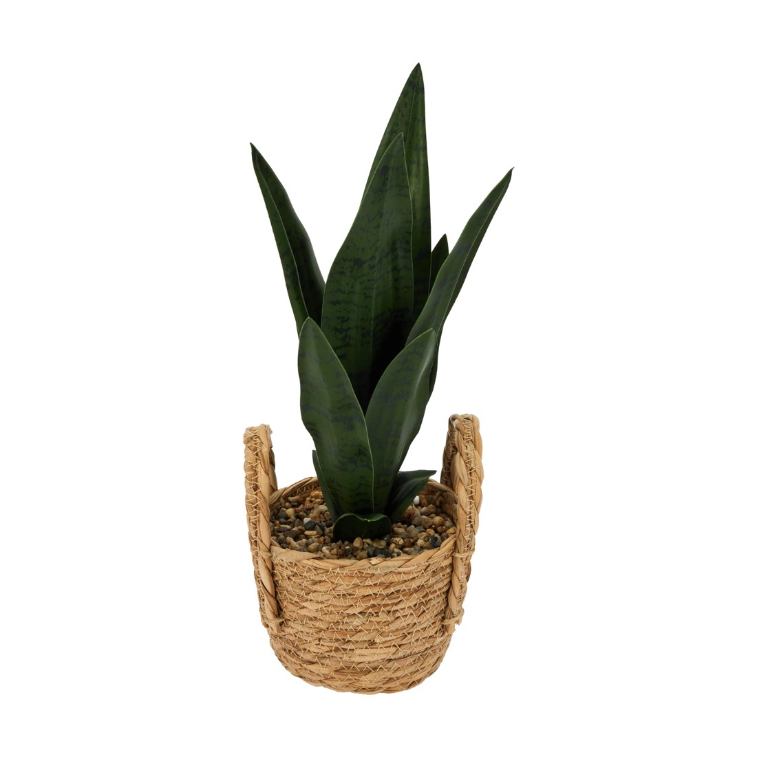 2 Faux Snake Plant Basket, 2 of 5