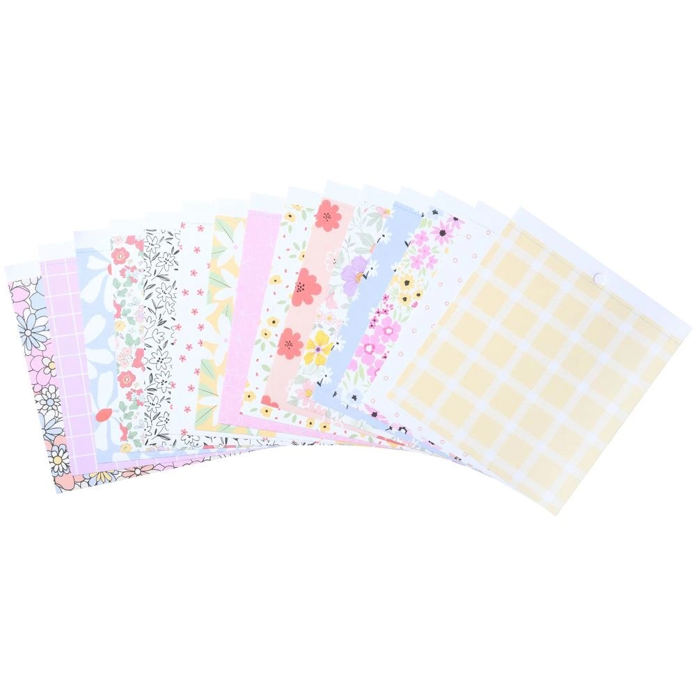 2 Born Paper Stack 15 x 15cm Floral 30 Sheets, 2 of 2