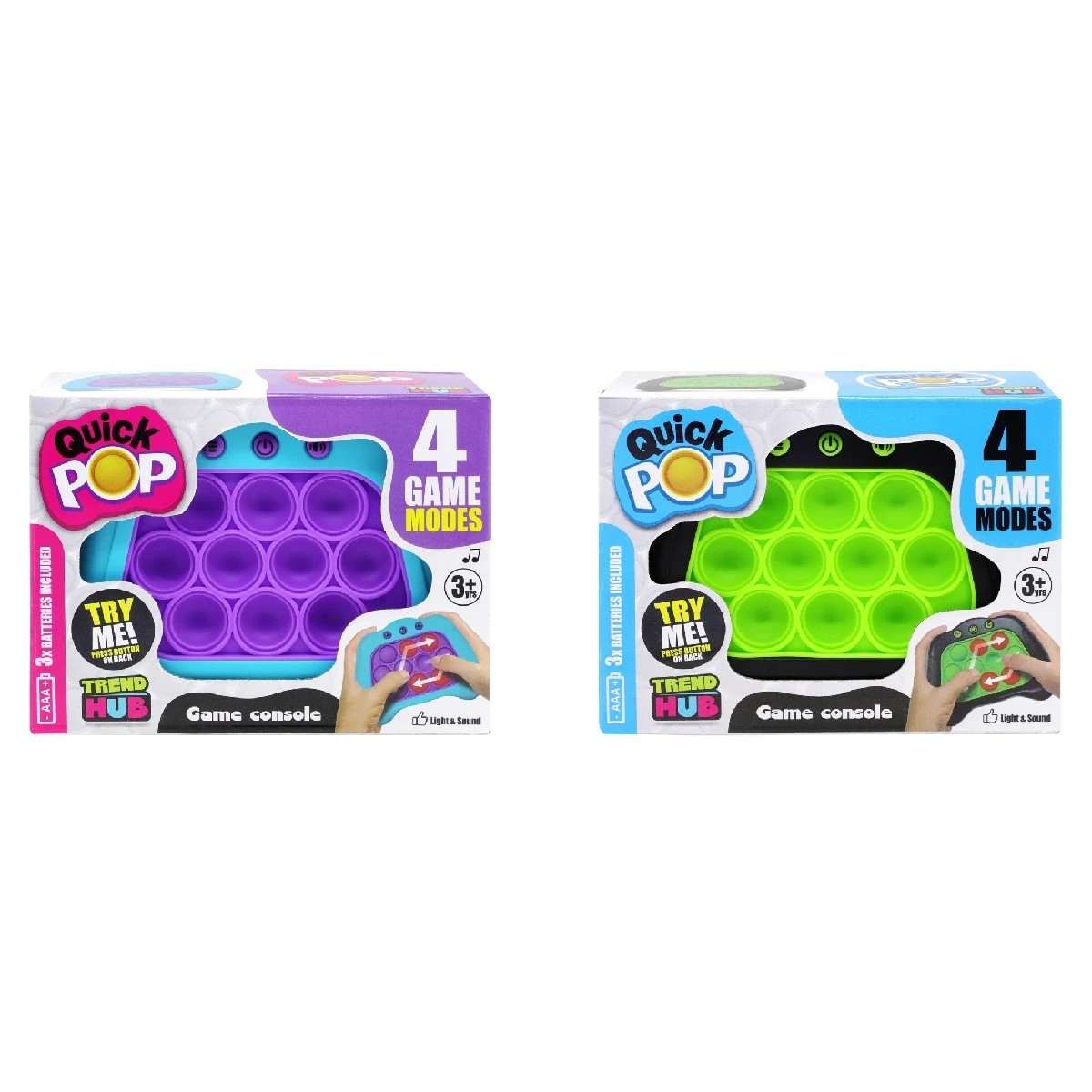 1 Quick Pop Game Console, Assorted - Anko - Clear, 1 of 5