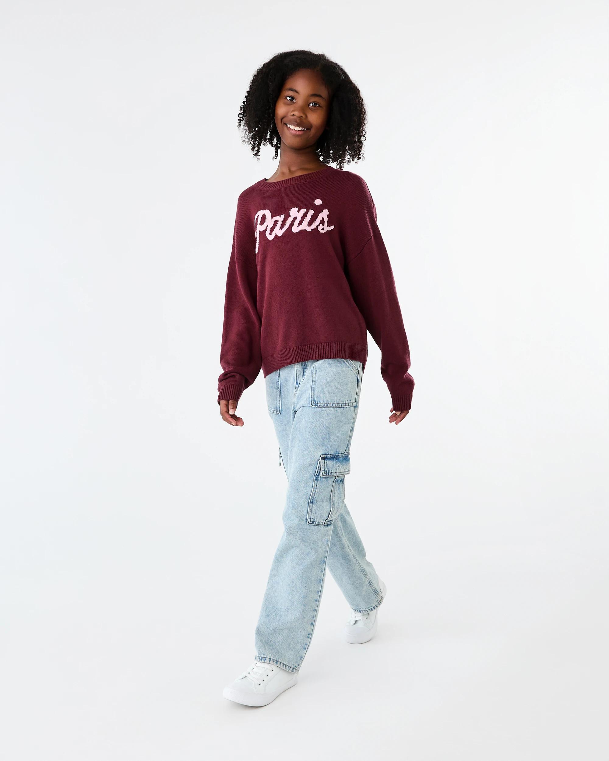 1 Cotton Jacquard Knit Sweatshirt Windsor Wn, 1 of 6