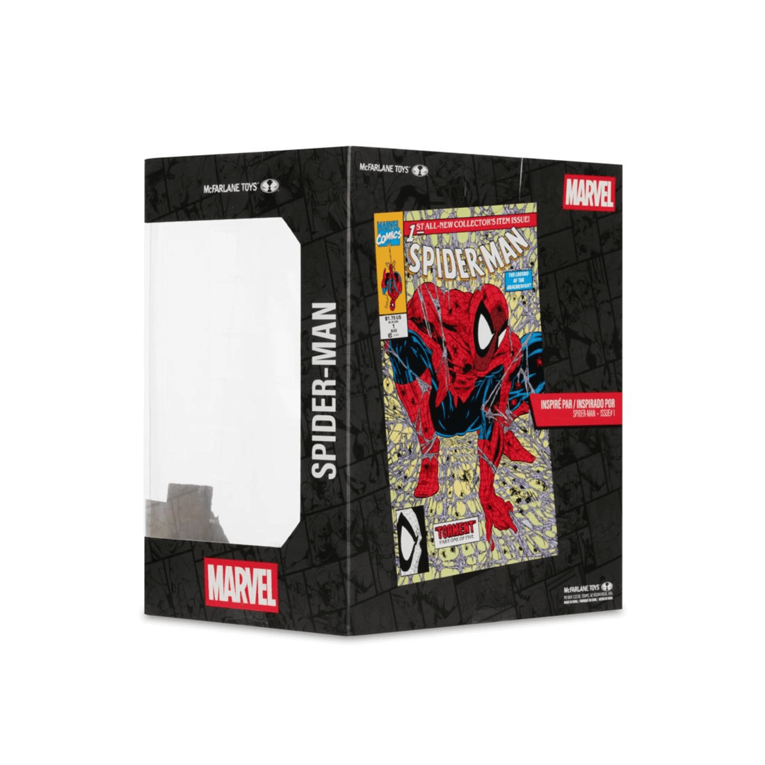 8 McFarlane Toys Marvel Collection Spider-Man #1 Spider-Man 1:10 Scale Figure, 8 of 8