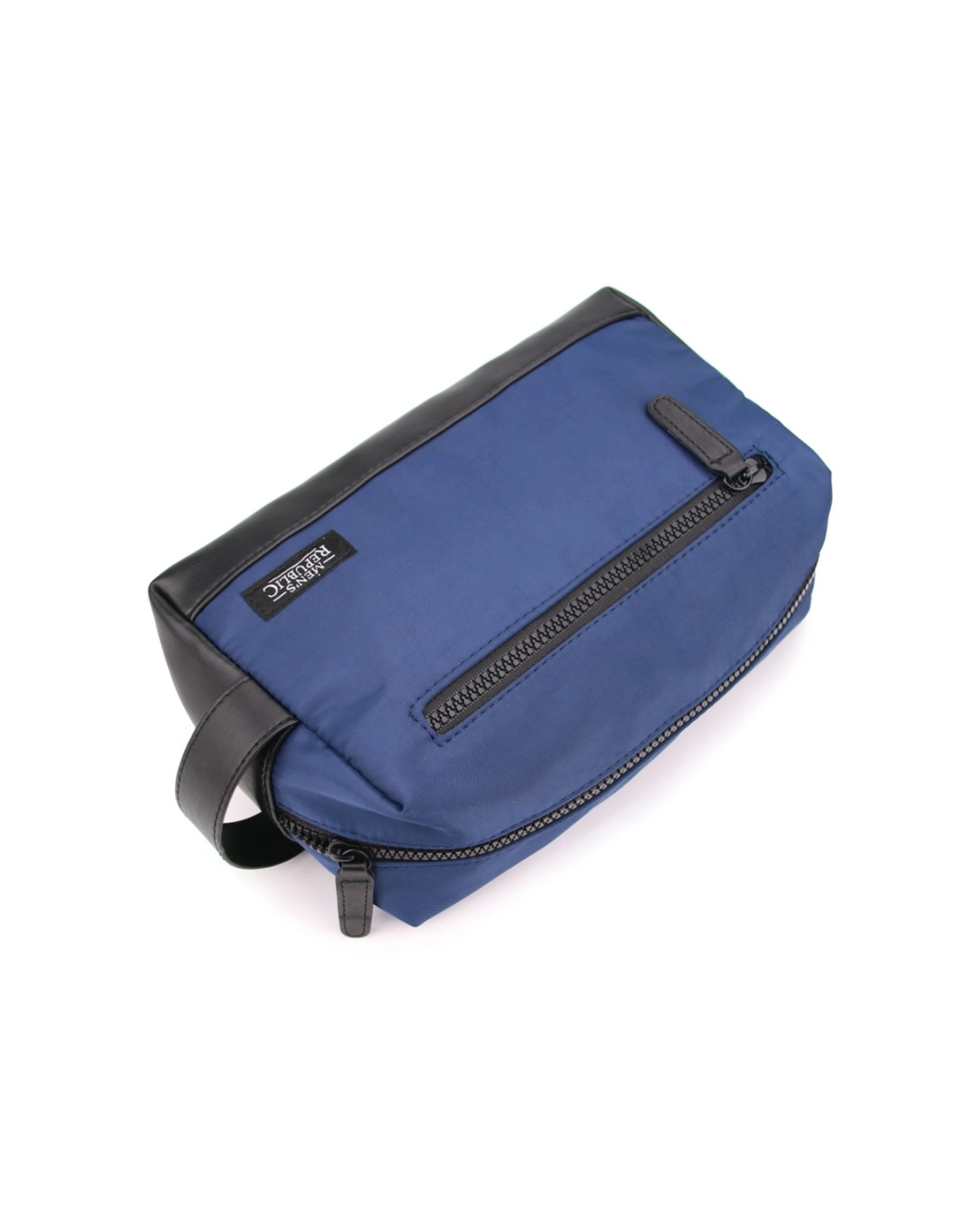 5 Men's Republic Nylon Toiletry Bag Compact Travel Pouch 25x10x14cm - Blue, 5 of 7