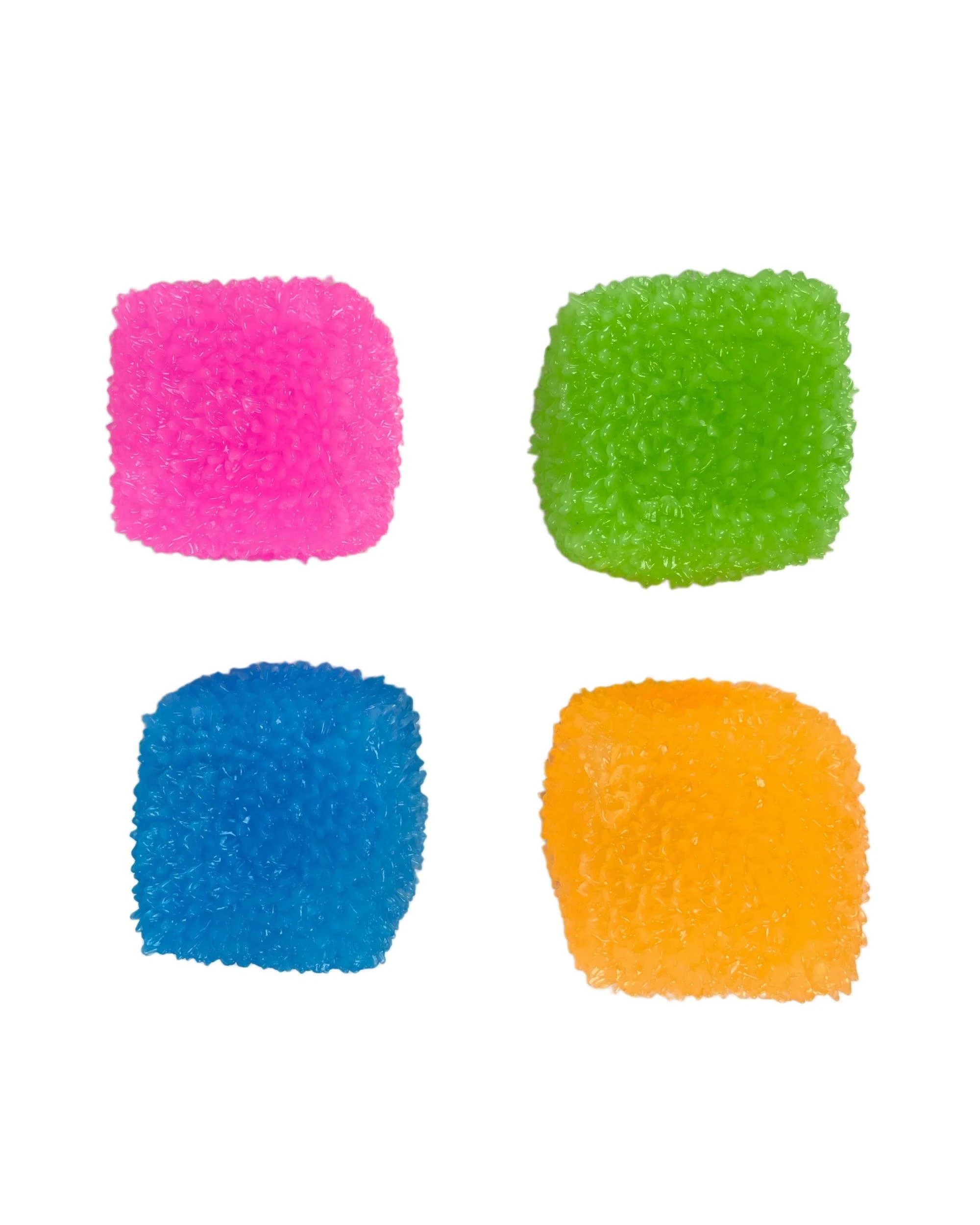 2 Squishy Textured Cube Assorted, 2 of 3