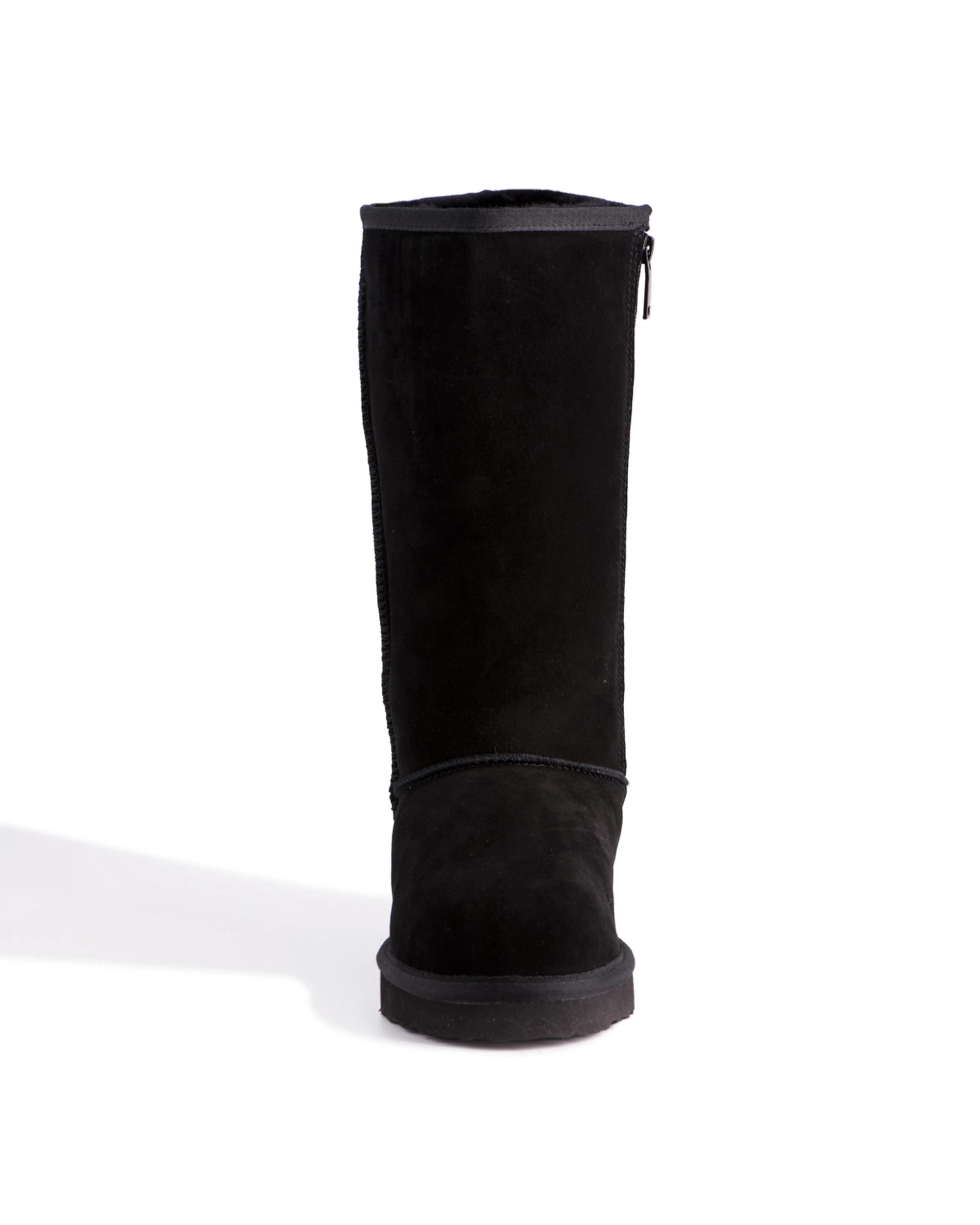 4 Aus Wooli Tall Zip Up Sheepskin Boot , 4 of 6