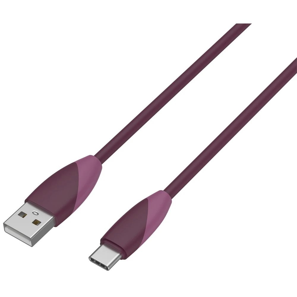 2 Otto USB-A to USB-C Cable 1m Burgundy, 2 of 5