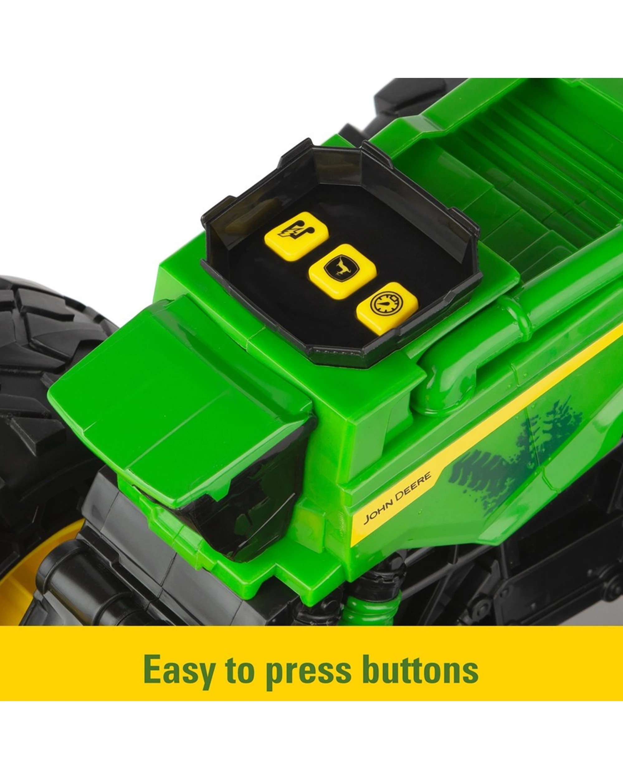 5 John Deere Kids Monster Treads Super Scale Combine With Lights And Sounds Kids Toy - Green, 5 of 6
