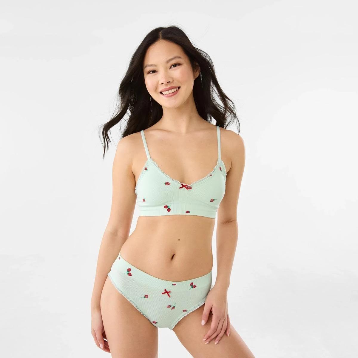 8 3 Pack Seamfree Rib Bikini Briefs BERRY, WHITE, PINK LADY, 8 of 8