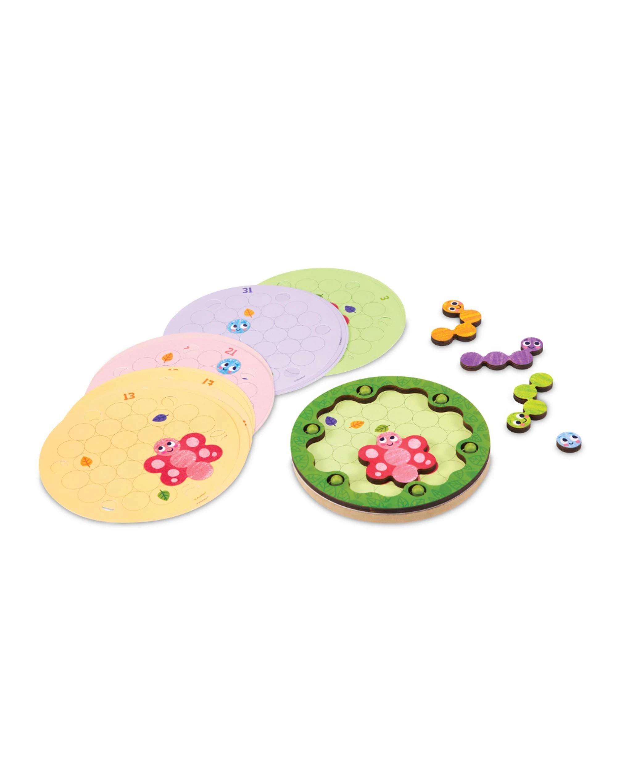 2 Color Clue Caterpillar Board Game, 2 of 3