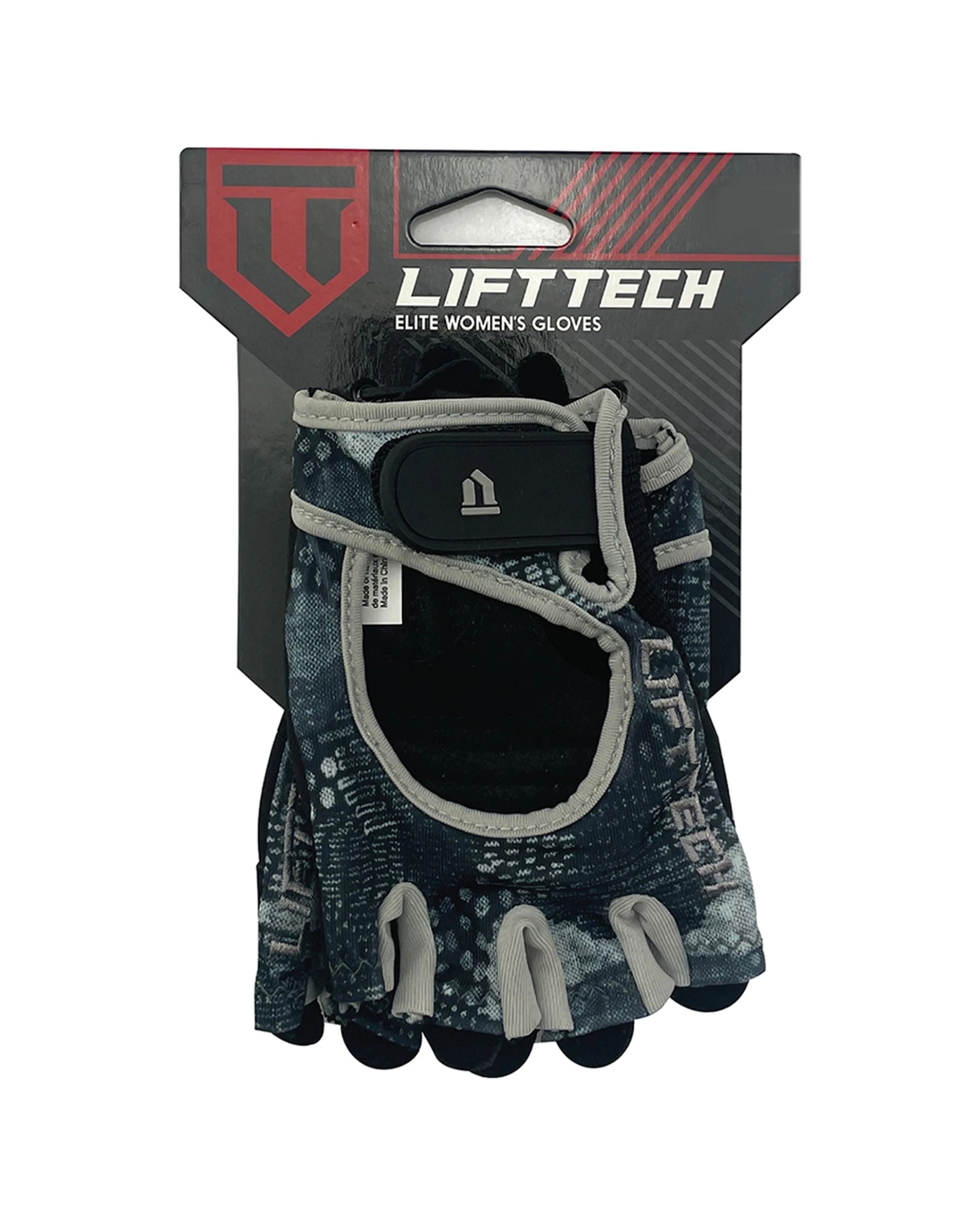 1 Lifttech Fitness Womens Half-Finger Elite Lifting Gloves Small Leather Palm - Multi, 1 of 1