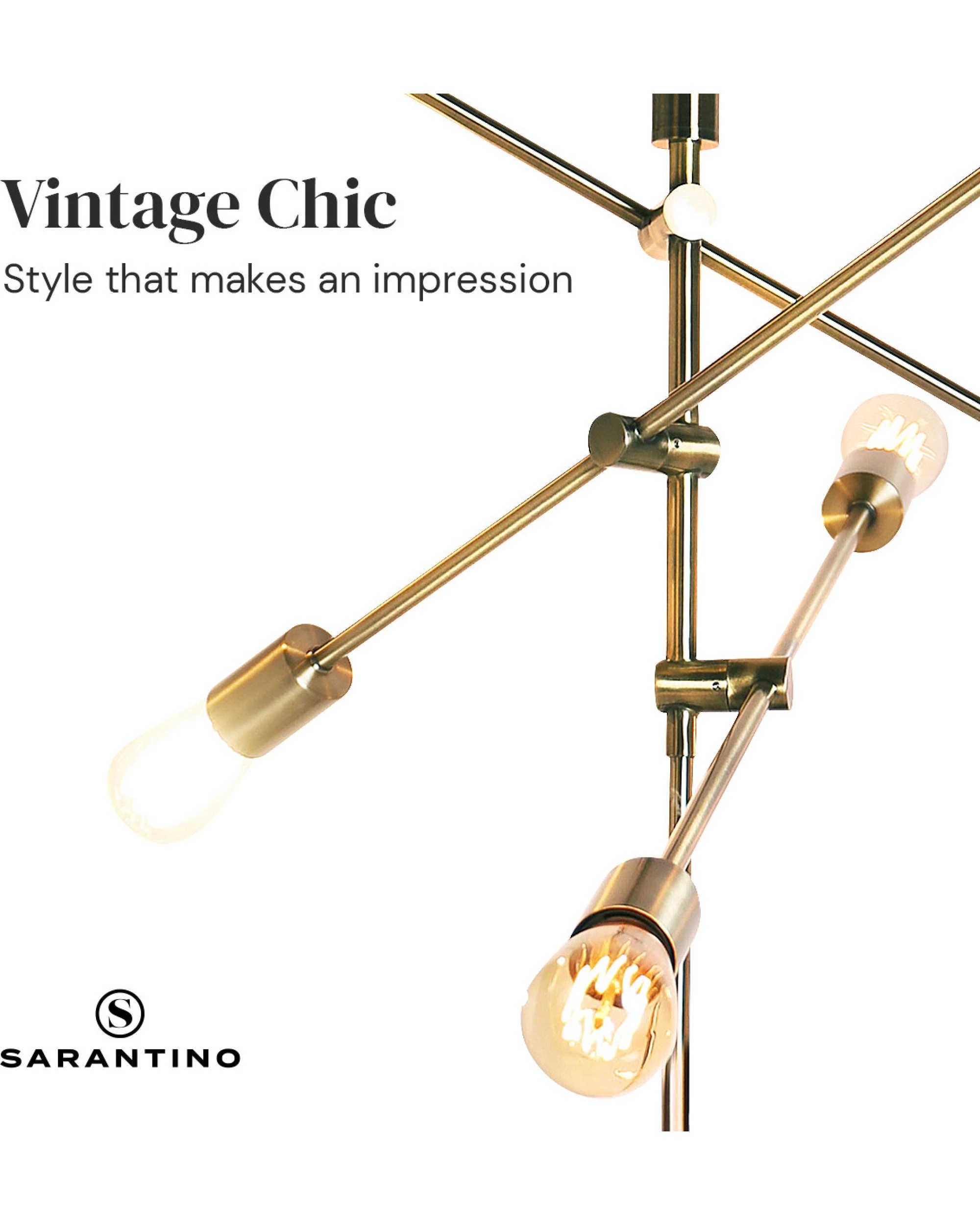 5 Sarantino 6-Light Metal Sputnik Floor Lamp, 5 of 10